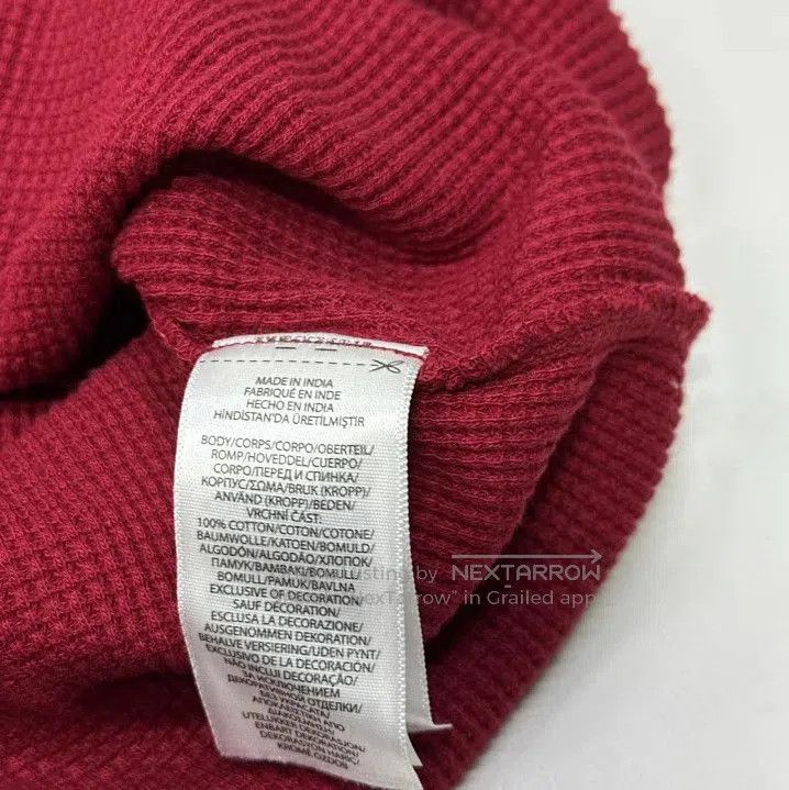 Polo Ralph Lauren Polo Ralph Lauren Embroidered Pony Waffle Crewneck Sweatshi Size US S / EU 44-46 / 1 - 5 Thumbnail