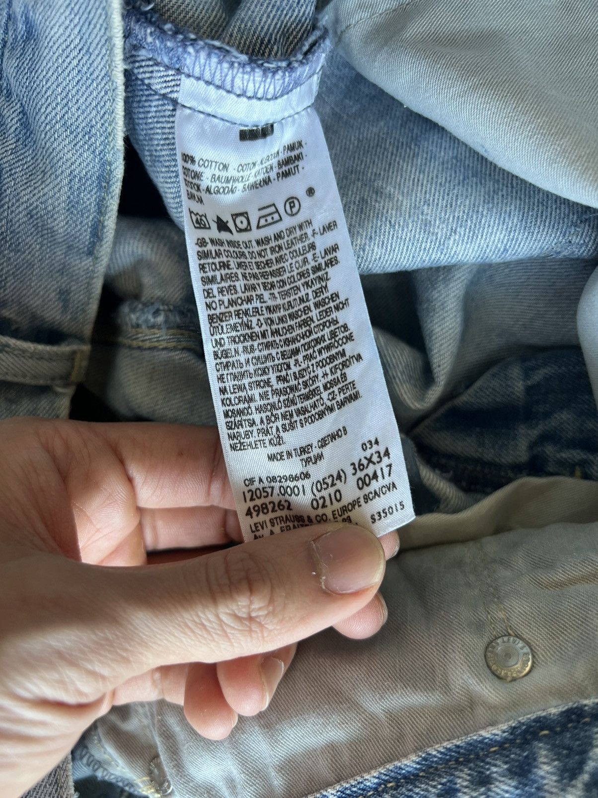 Levi's Levis Engineered Jeans Leather Side Belt W36 Actual 38x34 Size US 36 / EU 52 - 11 Thumbnail
