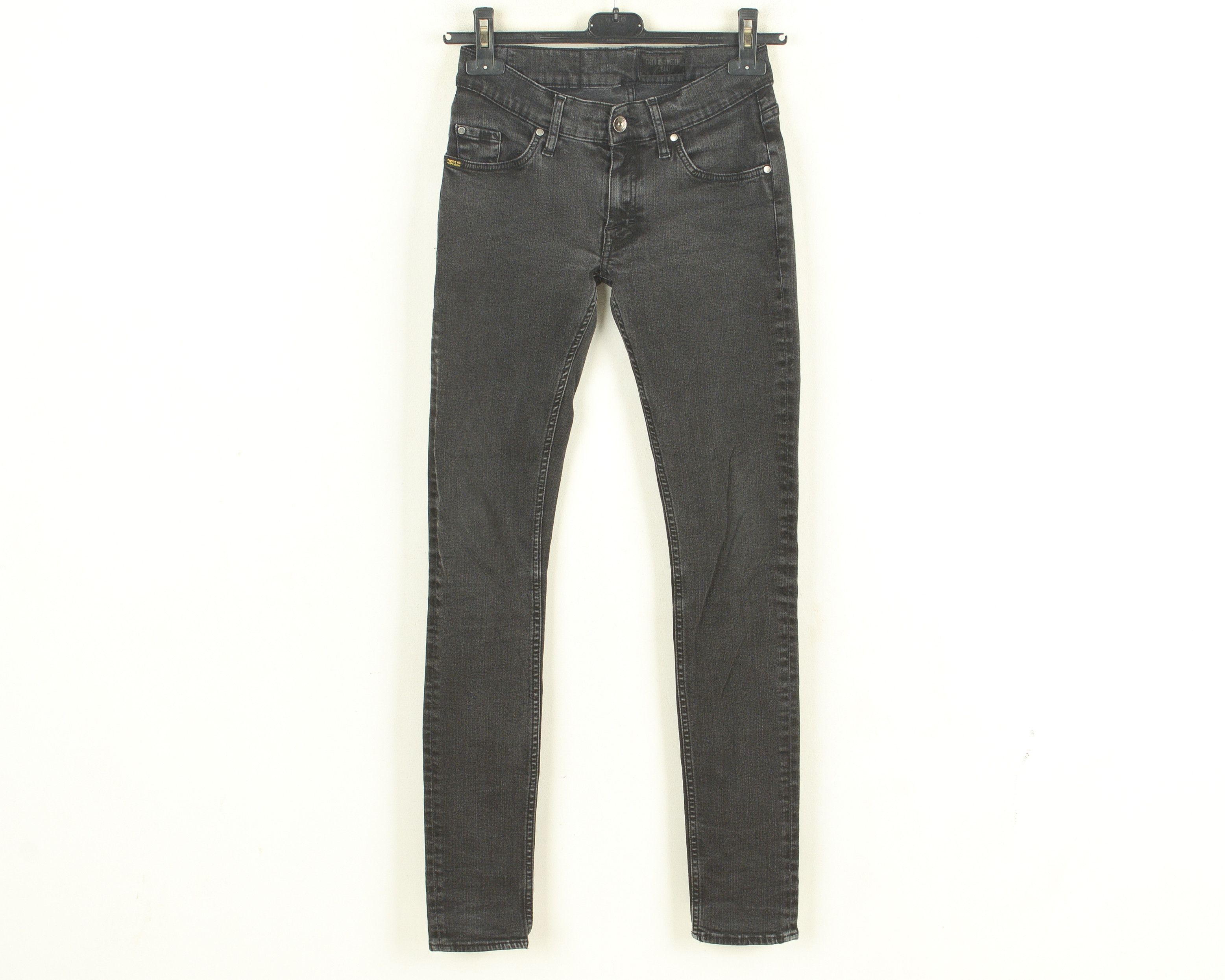 Tiger of Sweden Slender Women W28 L32 Slim Fit Jeans Black Pants Trousers Size 28" / US 6 / IT 42 - 1 Thumbnail