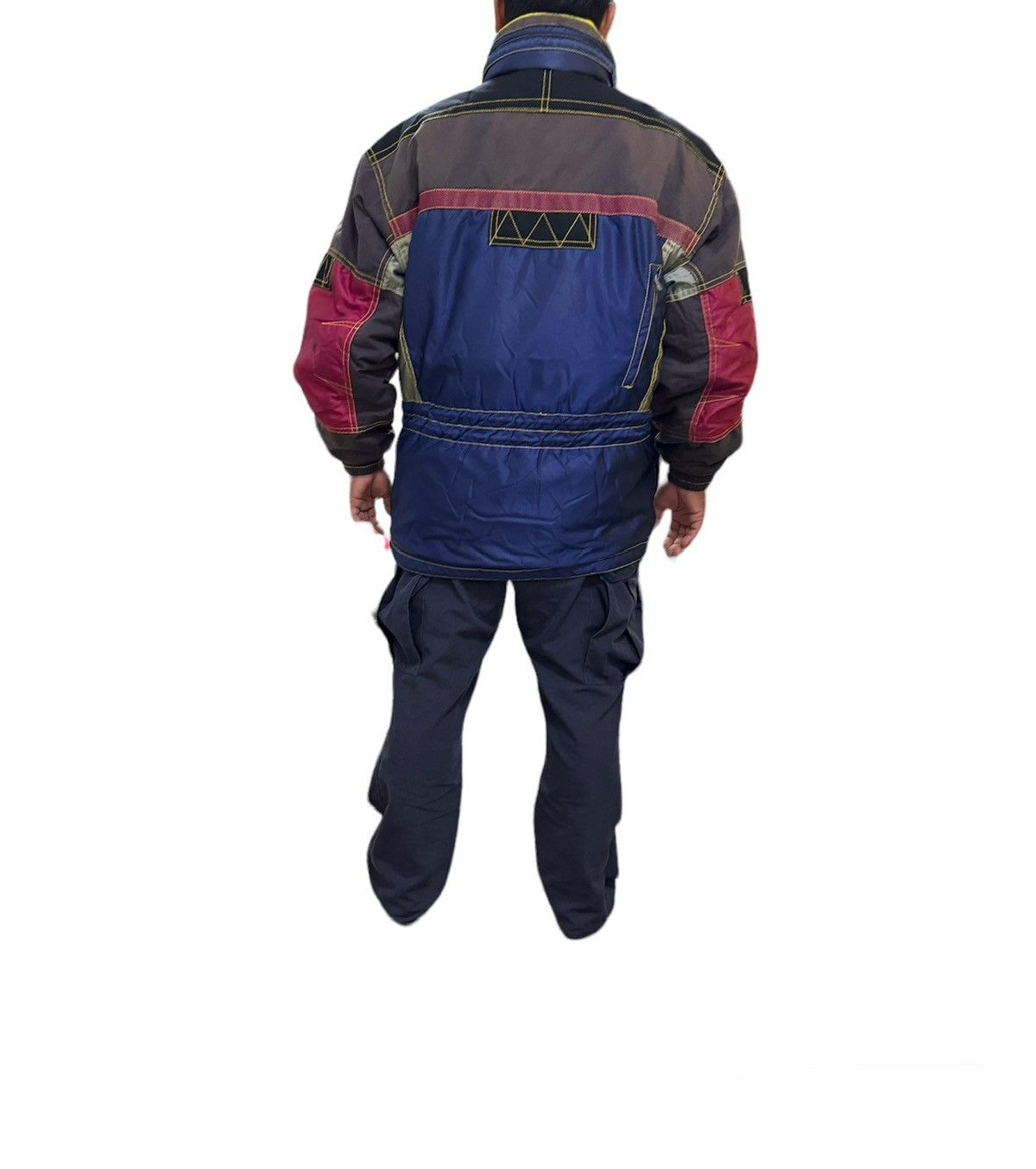 VINTAGE INTENTNESD FREE ESSEL MULTICOLOUR SKI JACKET