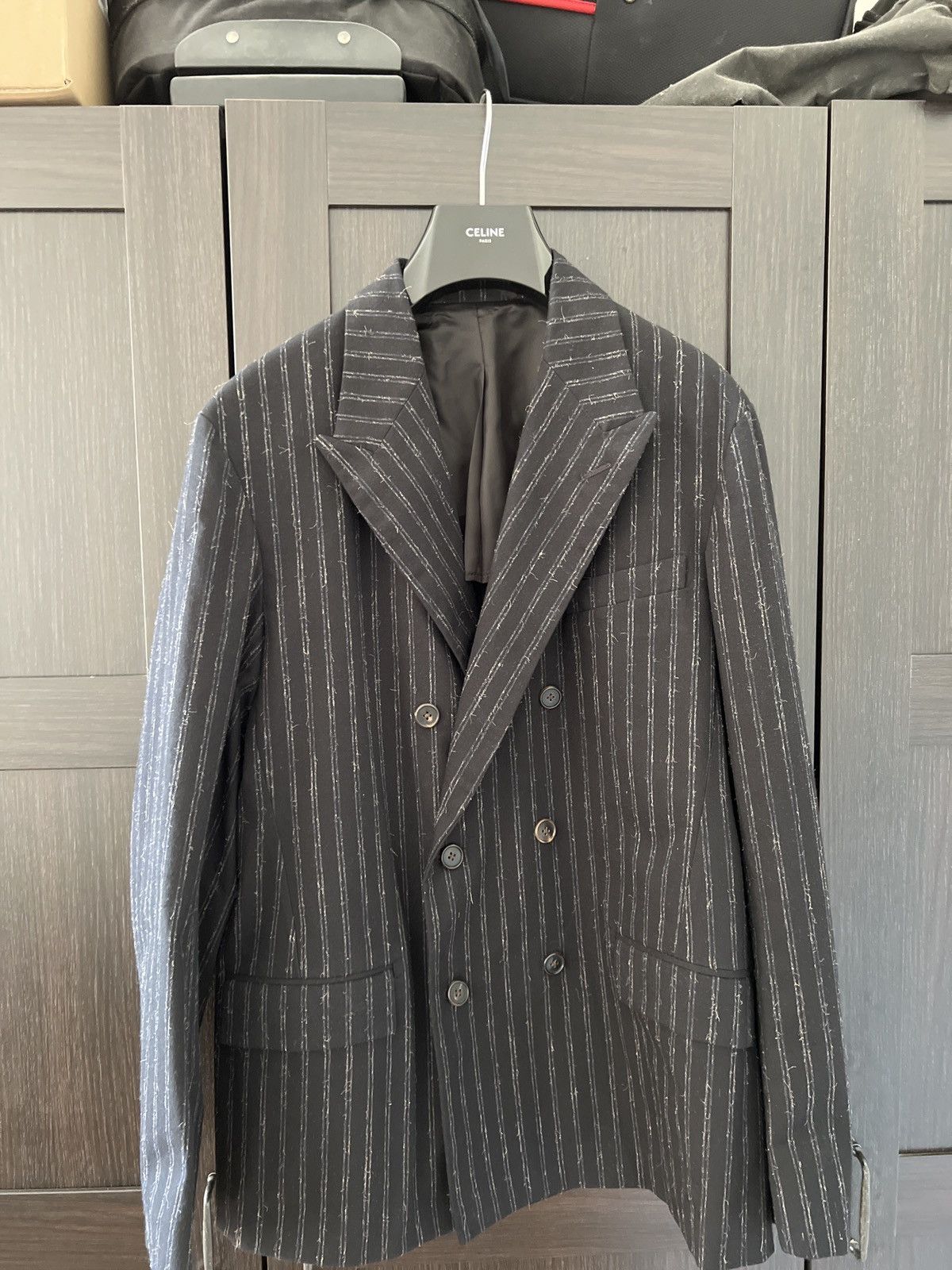 Vintage KAPATID NYC unstructured double button Blazer in Size L. Size 44L - 1 Thumbnail