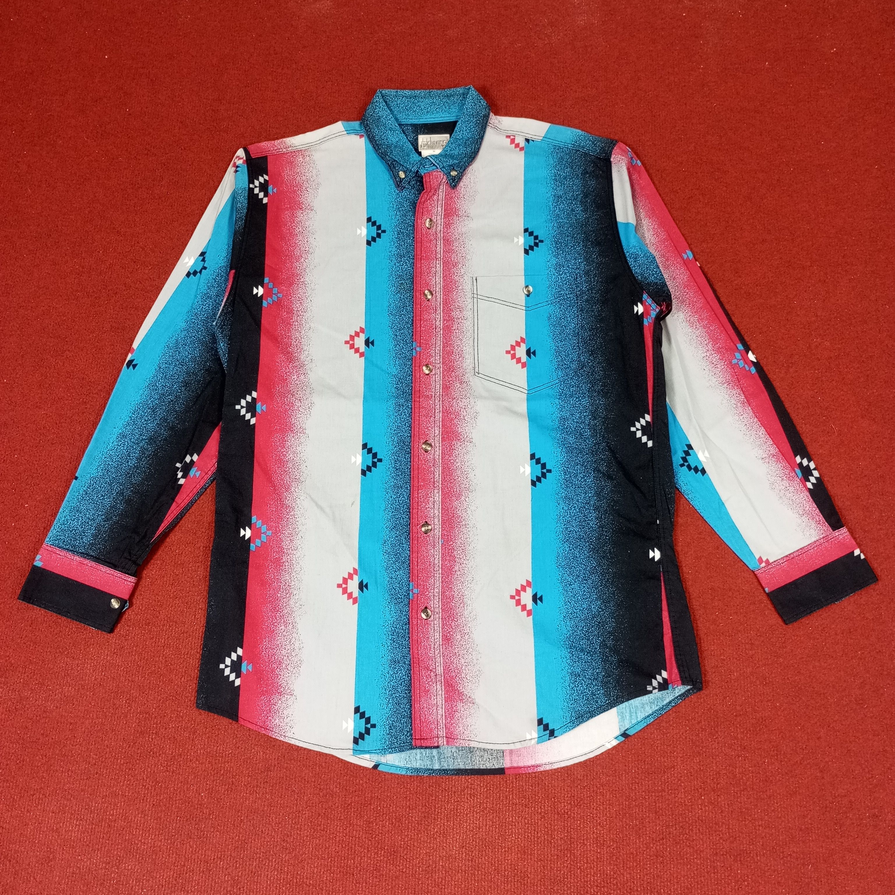 Express × Vintage Express Rider Rare Design Classic Style Shirt Size US M / EU 48-50 / 2 - 1 Thumbnail
