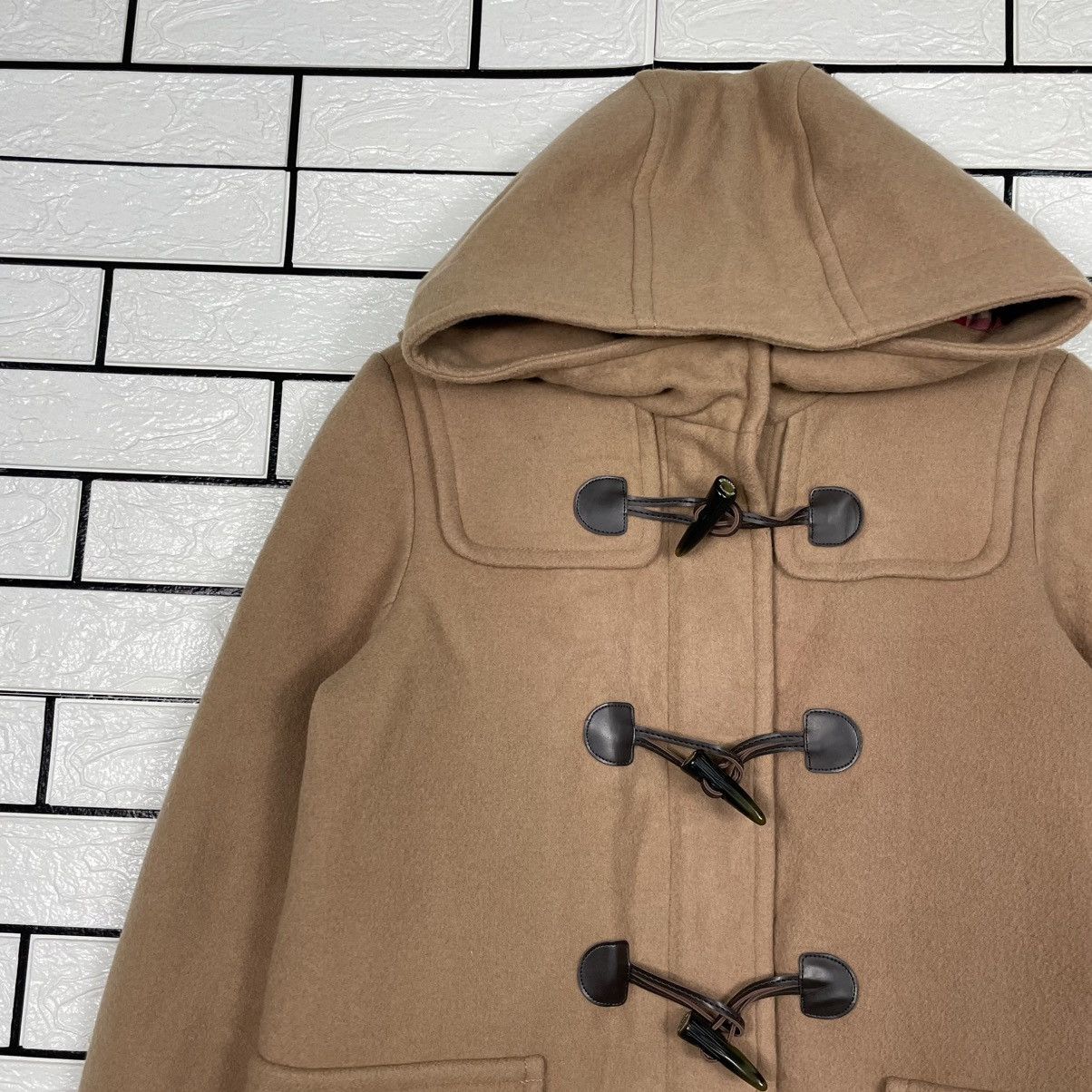 Japanese Brand Crestbridge Blue Label Brown Duffle Coat Size S / US 4 / IT 40 - 7 Thumbnail