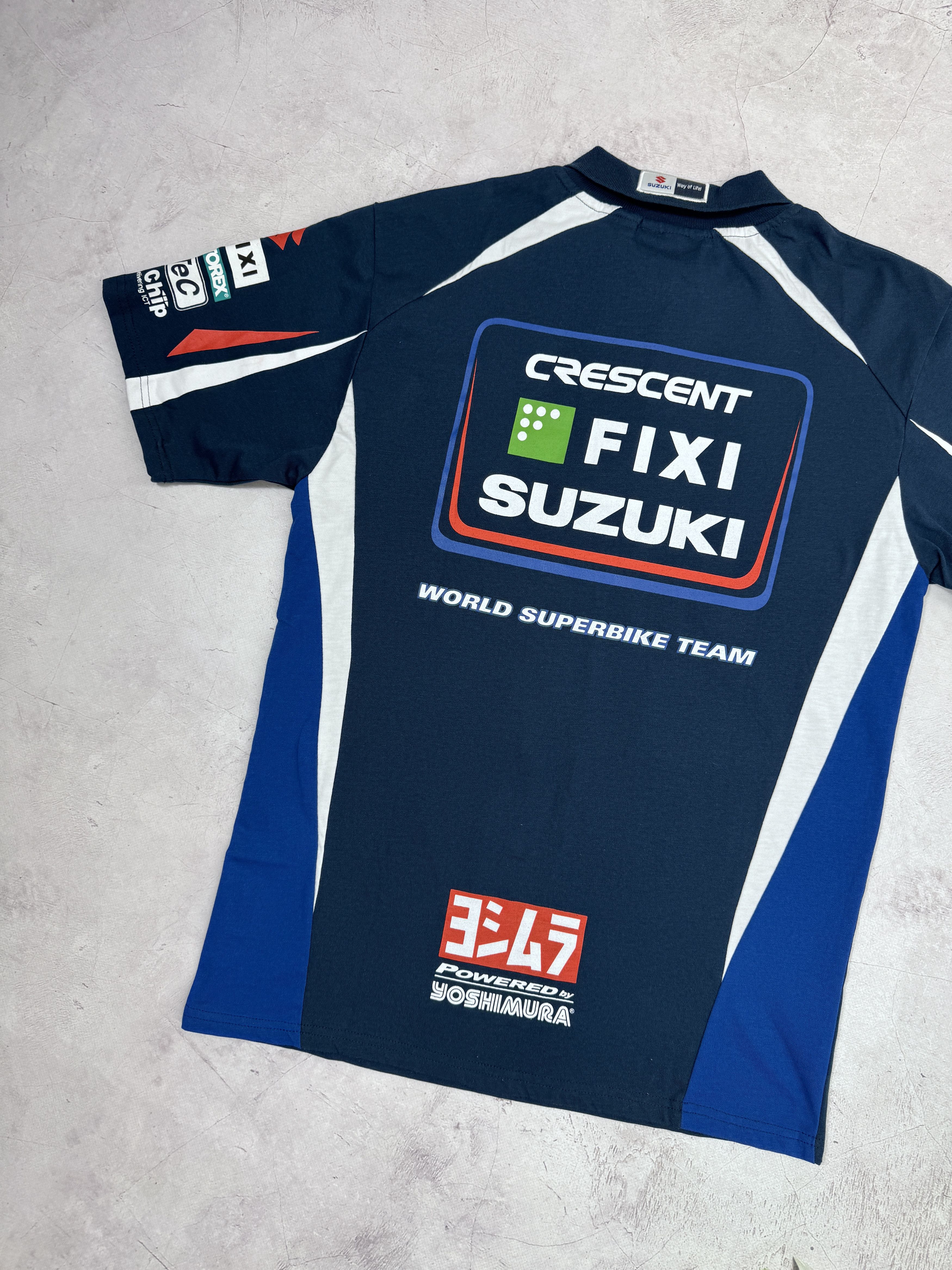 Other Crescent Fixi Suzuki World Superbike Team Polo T-Shirt Size US S / EU 44-46 / 1 - 10 Thumbnail