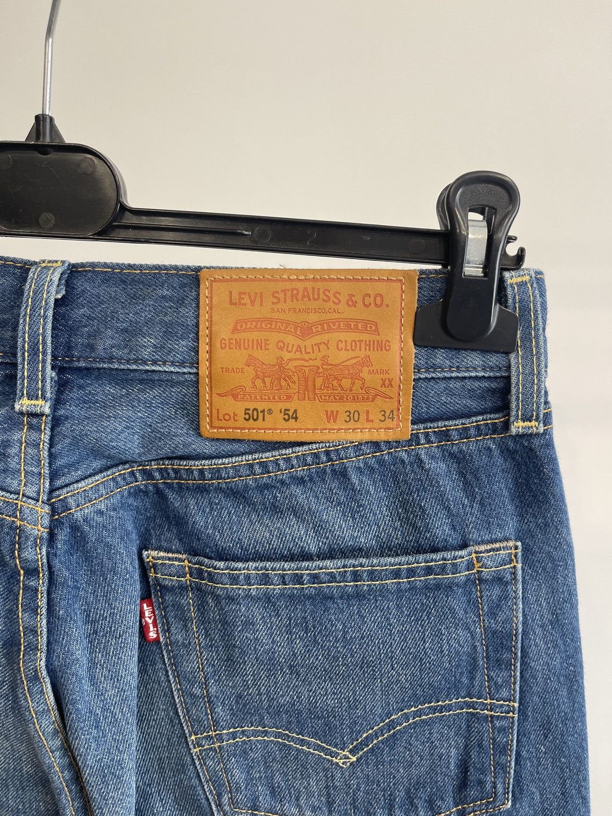 Levi's Levi’s jeans premium 501 Levis denim blue rare classic Size US 30 / EU 46 - 6 Thumbnail
