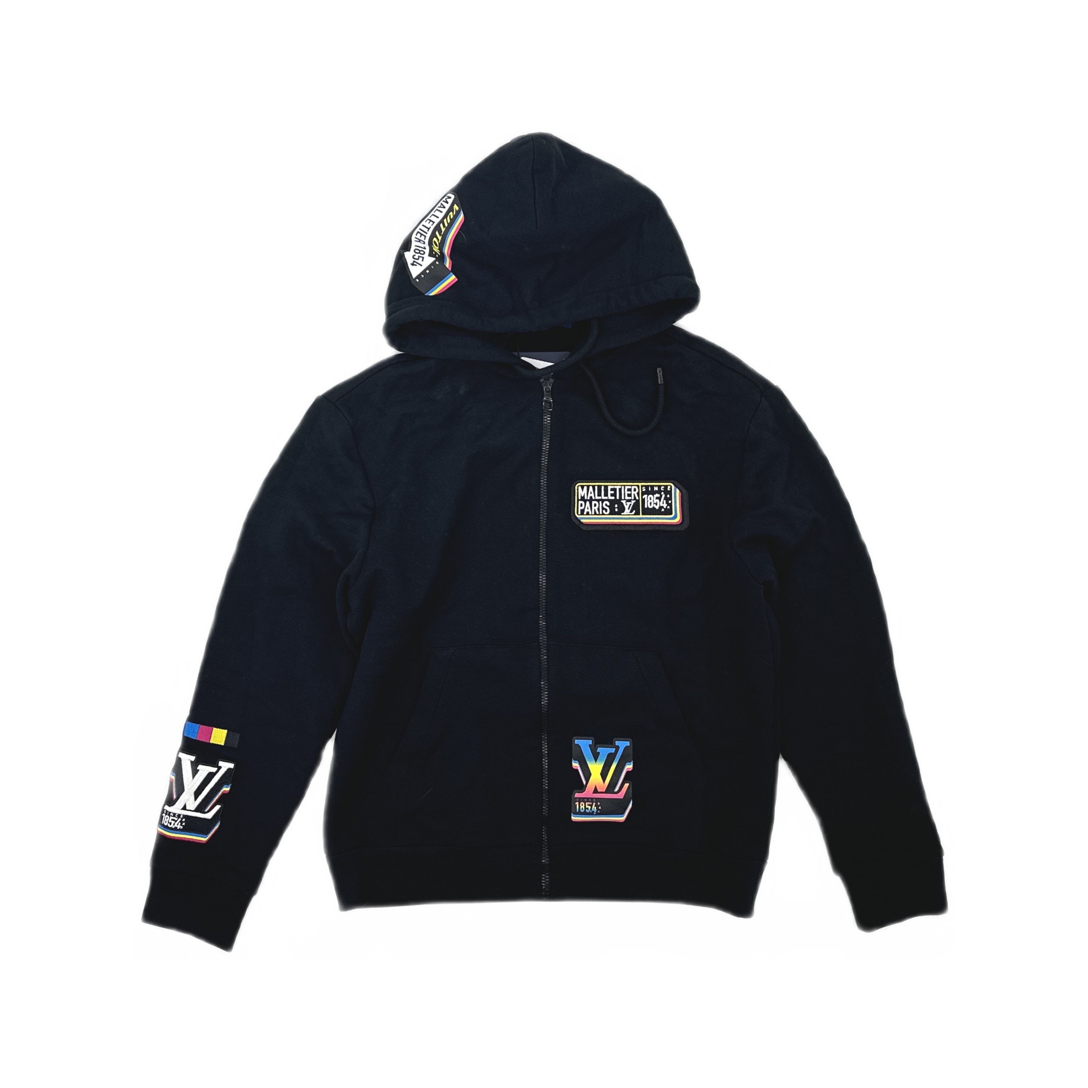 Louis Vuitton Louis Vuitton Logo Patch Zip Up Hoodie Size M Size US M / EU 48-50 / 2 - 1 Thumbnail