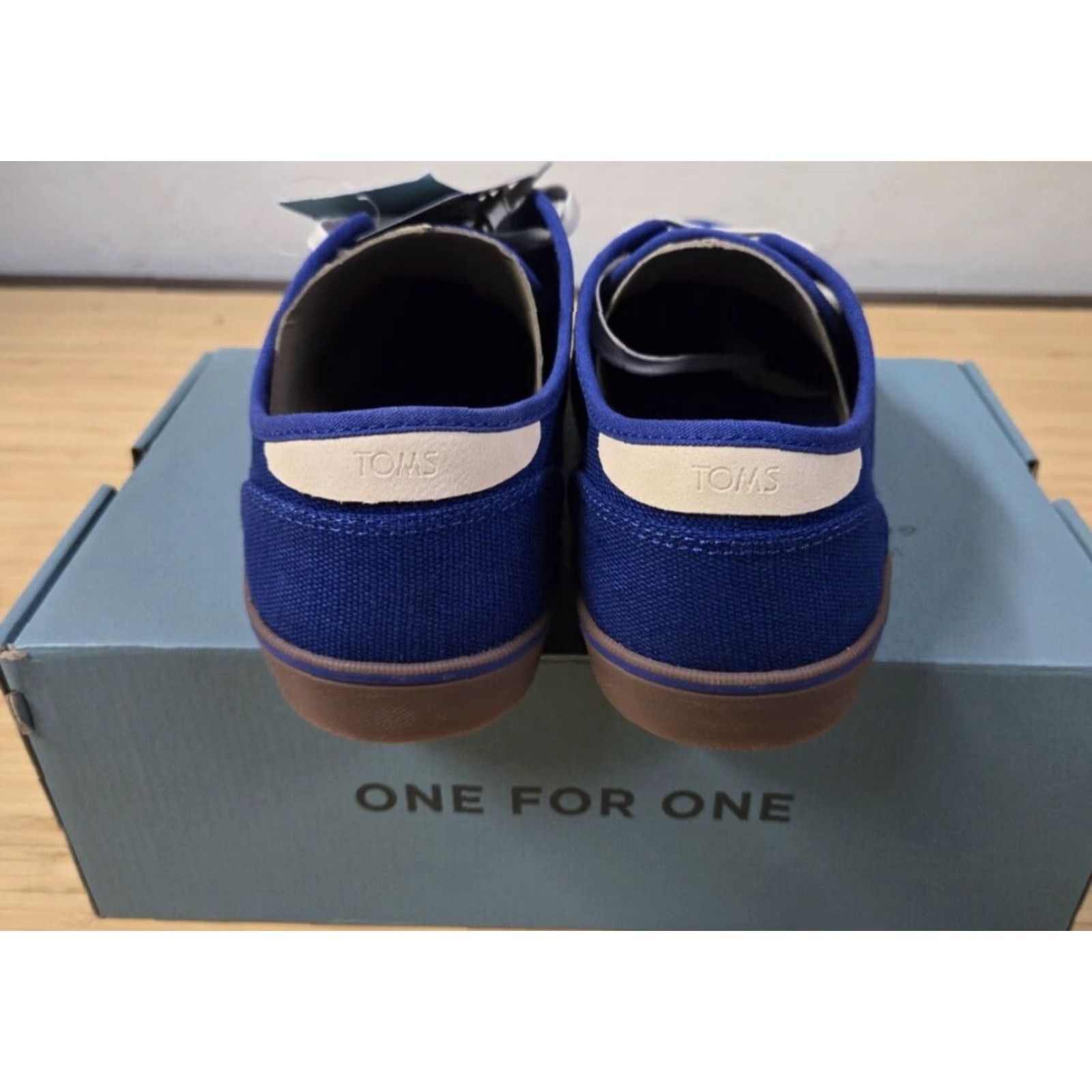 Toms TOMS Men Sneaker Heritage Canvas Carlo Indigo Blue 9 Size US 9 / EU 42 - 4 Thumbnail