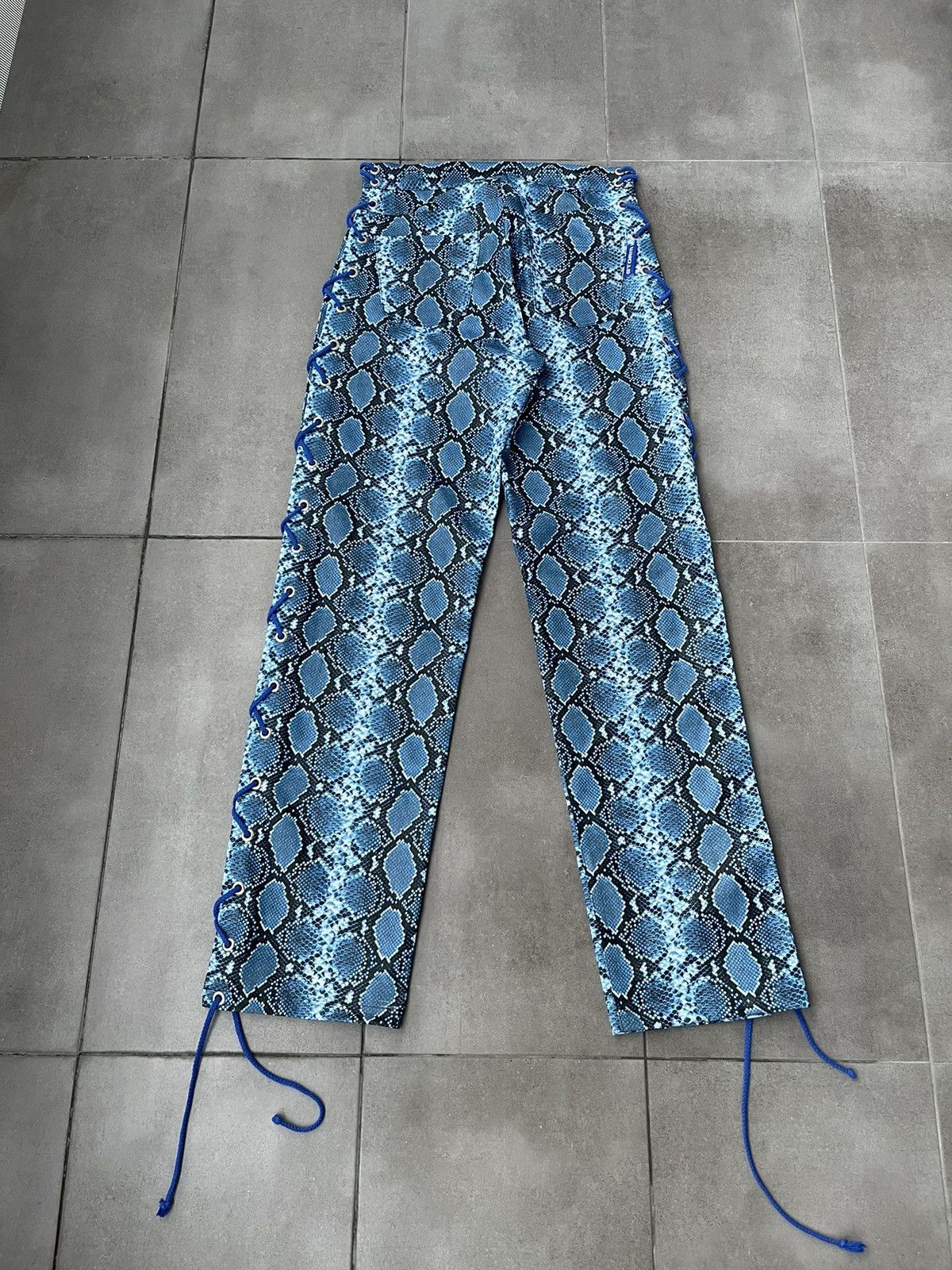 Other !DS! SS23 Nikolaj Storm Angelo Snake Skin Pattern Pants Size US 30 / EU 46 - 15 Thumbnail