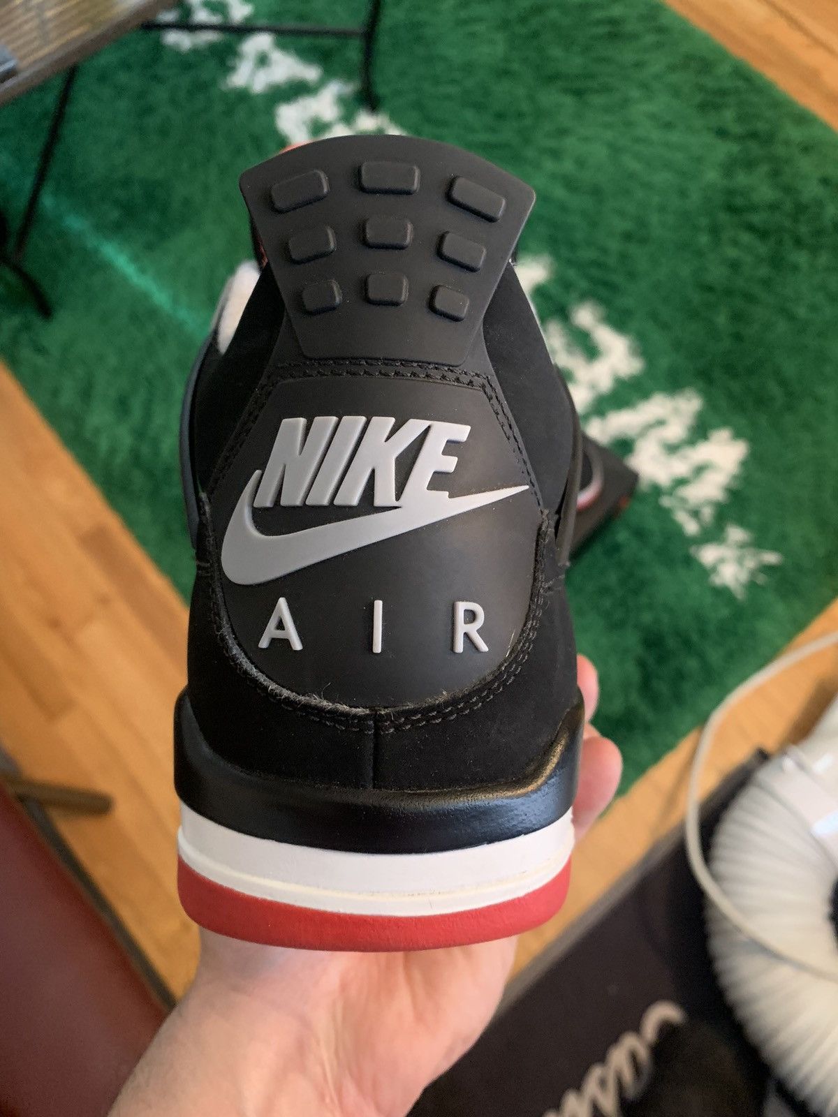 Jordan Brand × Nike Jordan 4 Bred 2019 Size US 11 / EU 44 - 5 Thumbnail