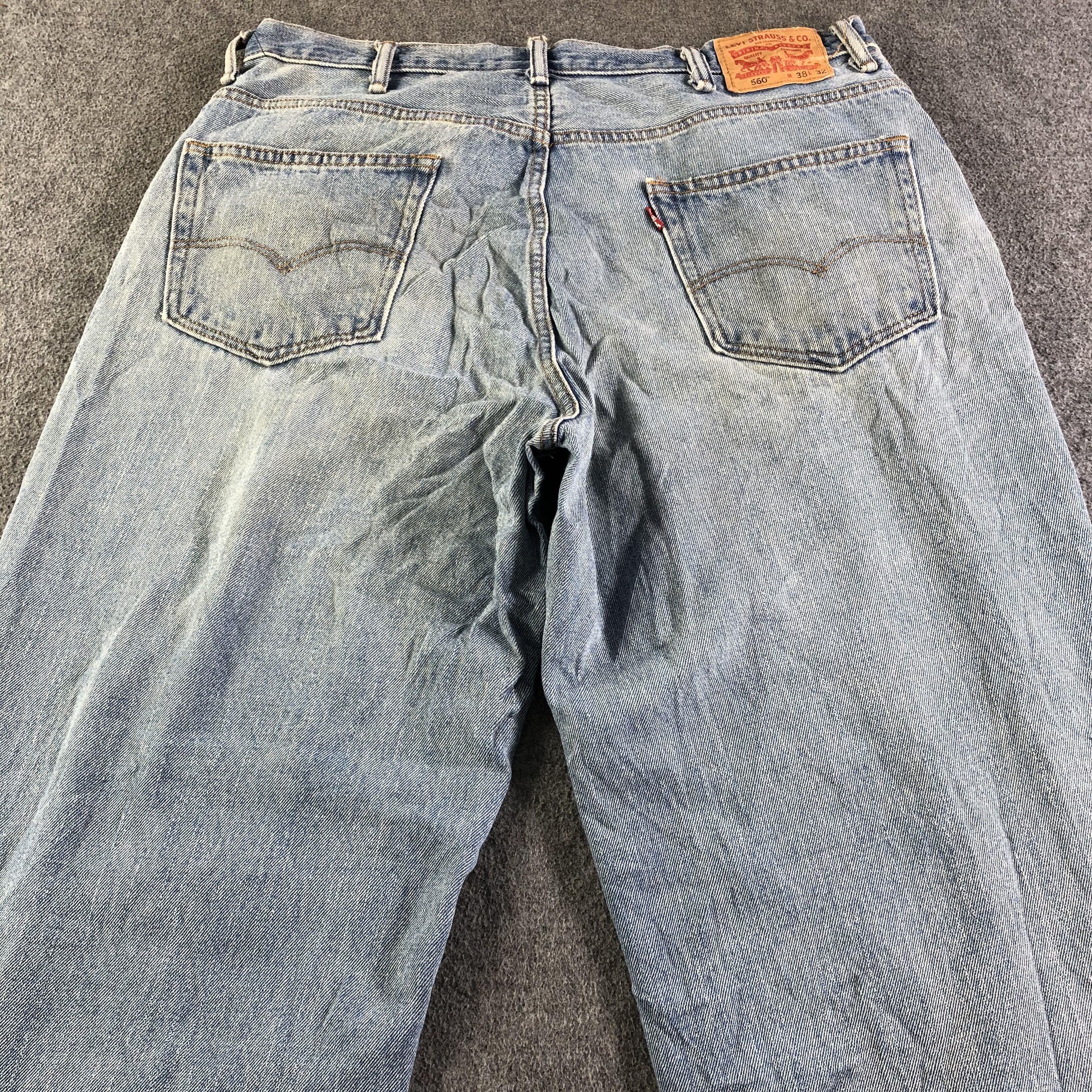 Levi's Vintage Blue Wash Levis 560 Jeans-J4325 Size US 38 / EU 54 - 4 Thumbnail