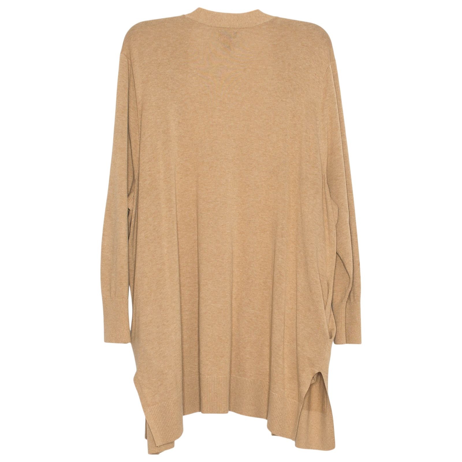 Lands' End Lands End Cardigan Open Front Longline Oversize Plus Size 3X Size 3XL / US 20-22 - 3 Thumbnail
