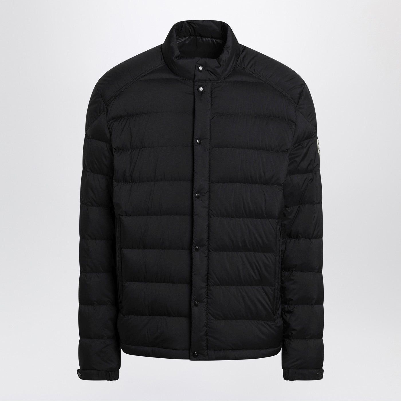 Moncler Moncler Slim-Fit Down Jacket In Black Shell With Applied Logo Size US XL / EU 56 / 4 - 1 Thumbnail