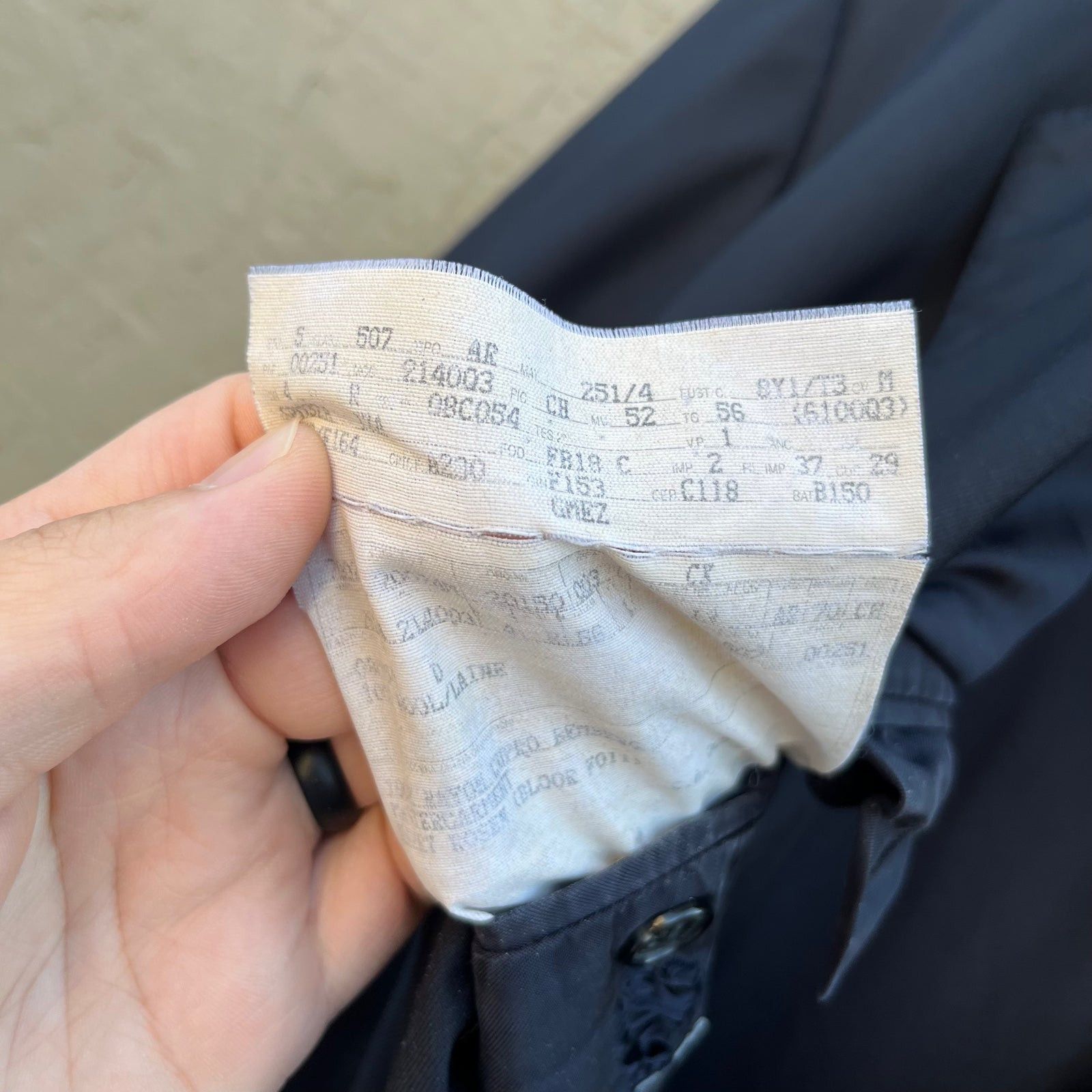Ermenegildo Zegna Ermenegildo Zegna 3 Button Off Black Wool Blazer Size 44R - 7 Thumbnail