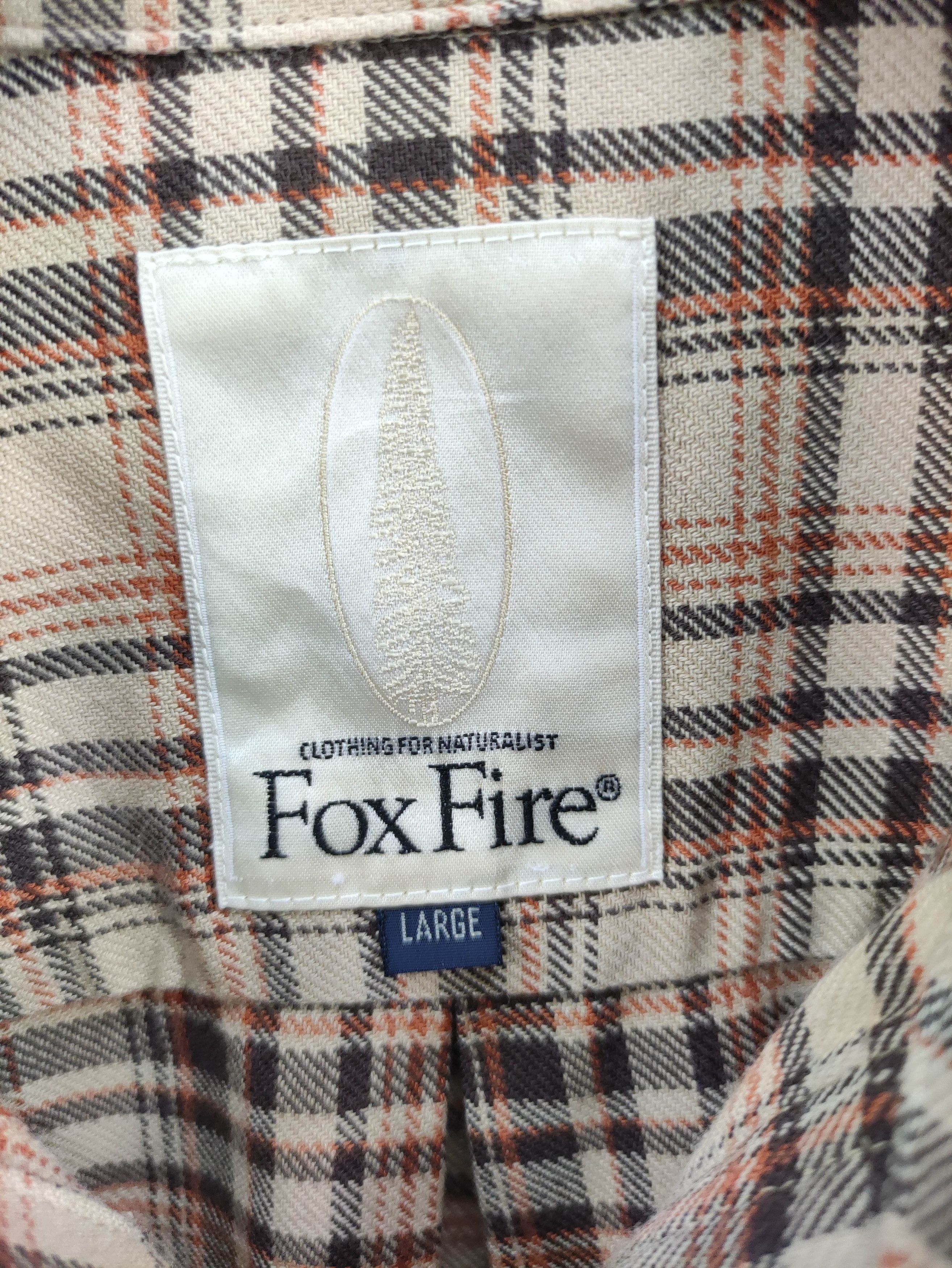Flannel Vintage Fire Fox Flannel Shirt Button Up Long Sleeve Size US M / EU 48-50 / 2 - 5 Thumbnail