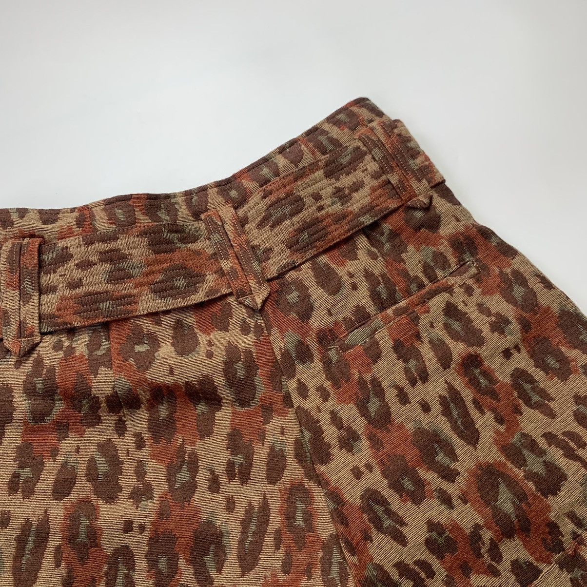 Sezane Sezane Jacquard Leopard High Rise Shorts Size 34" / US 12 / IT 48 - 10 Thumbnail