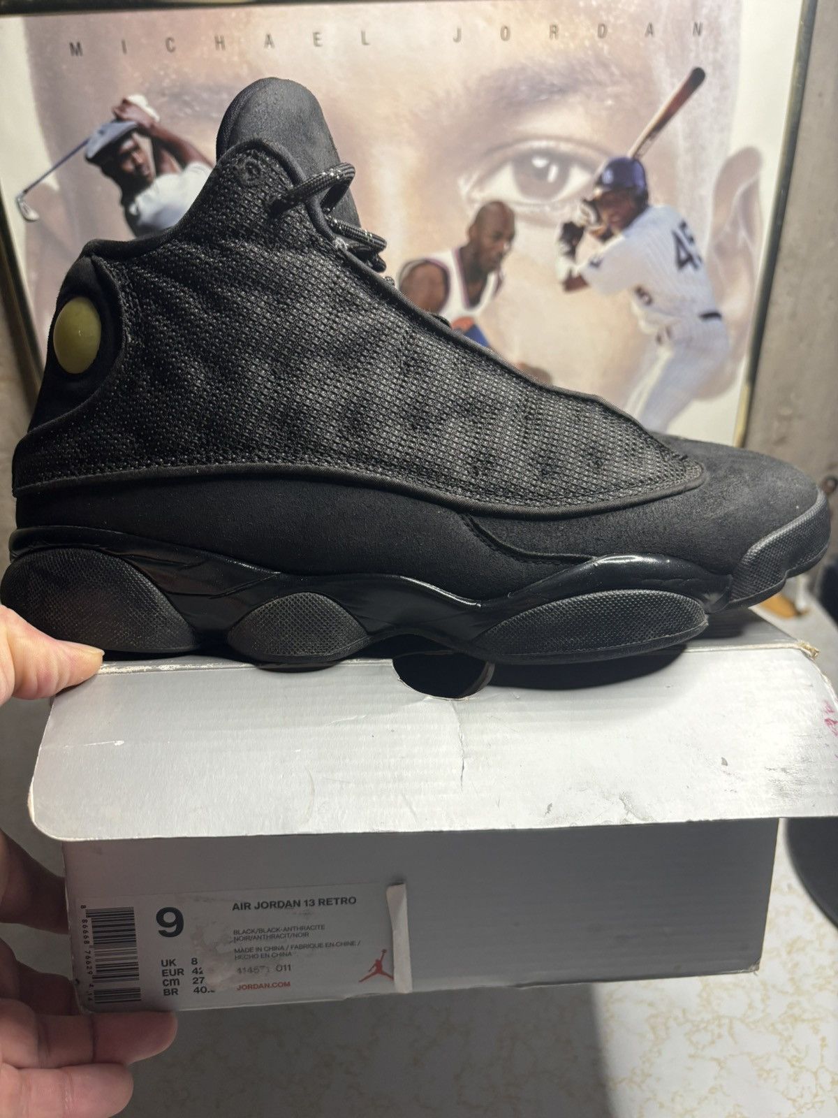 Jordan Brand Jordan Retro 13 ‘black cat’ Size US 9 / EU 42 - 1 Thumbnail