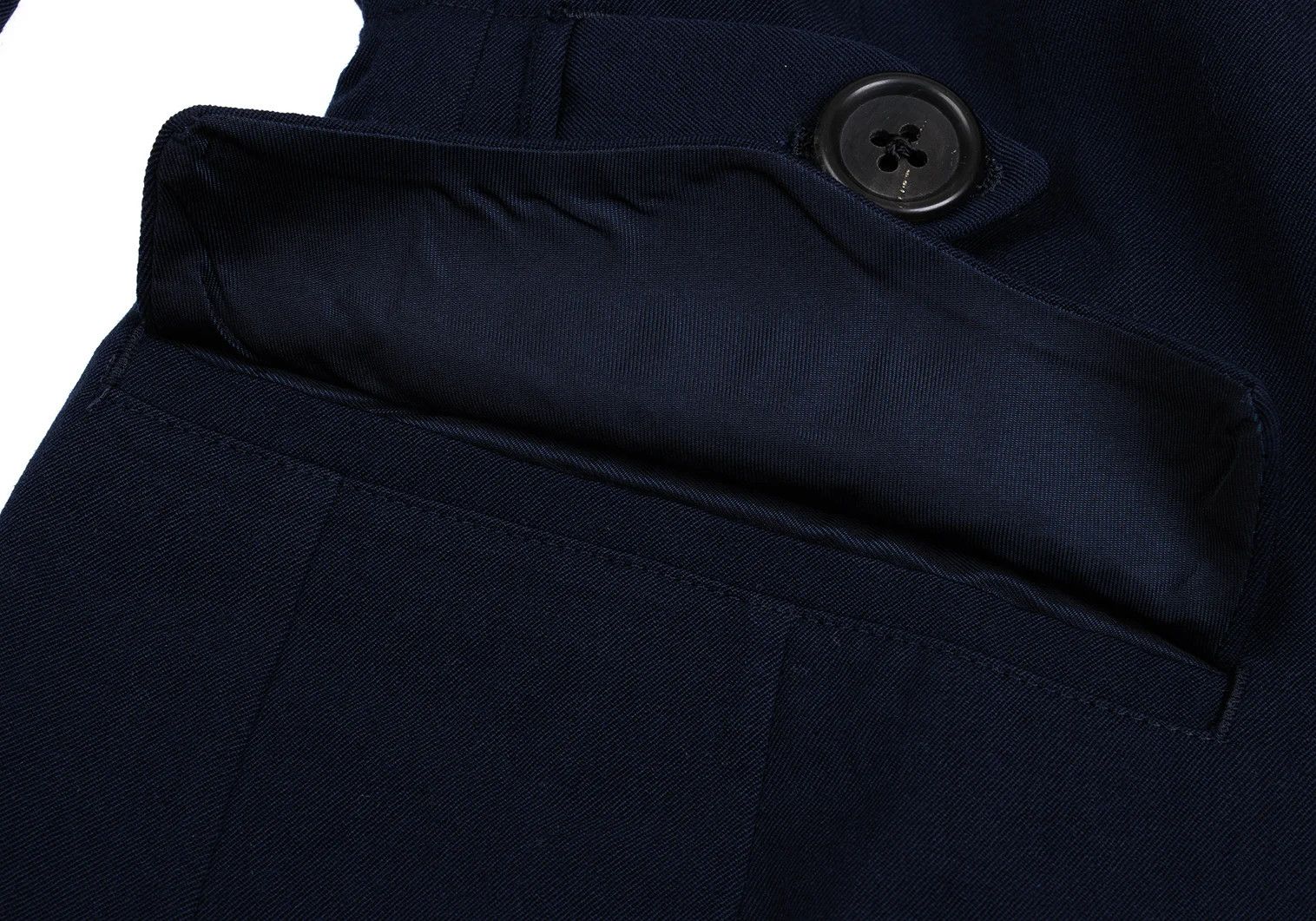 Yohji Yamamoto Yohji Yamamoto Wool Gabardine Jacket Navy M Size US M / EU 48-50 / 2 - 12 Thumbnail