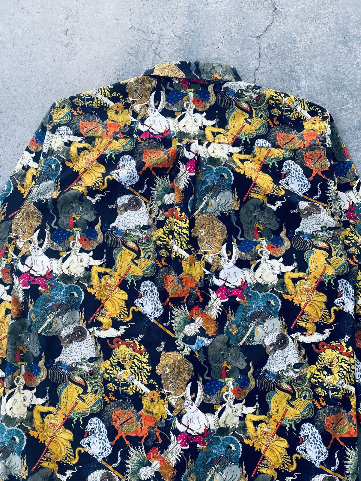 Japanese Brand Ayako Ishiguro Art Printed Shirt Button Ups Size US M / EU 48-50 / 2 - 11 Thumbnail