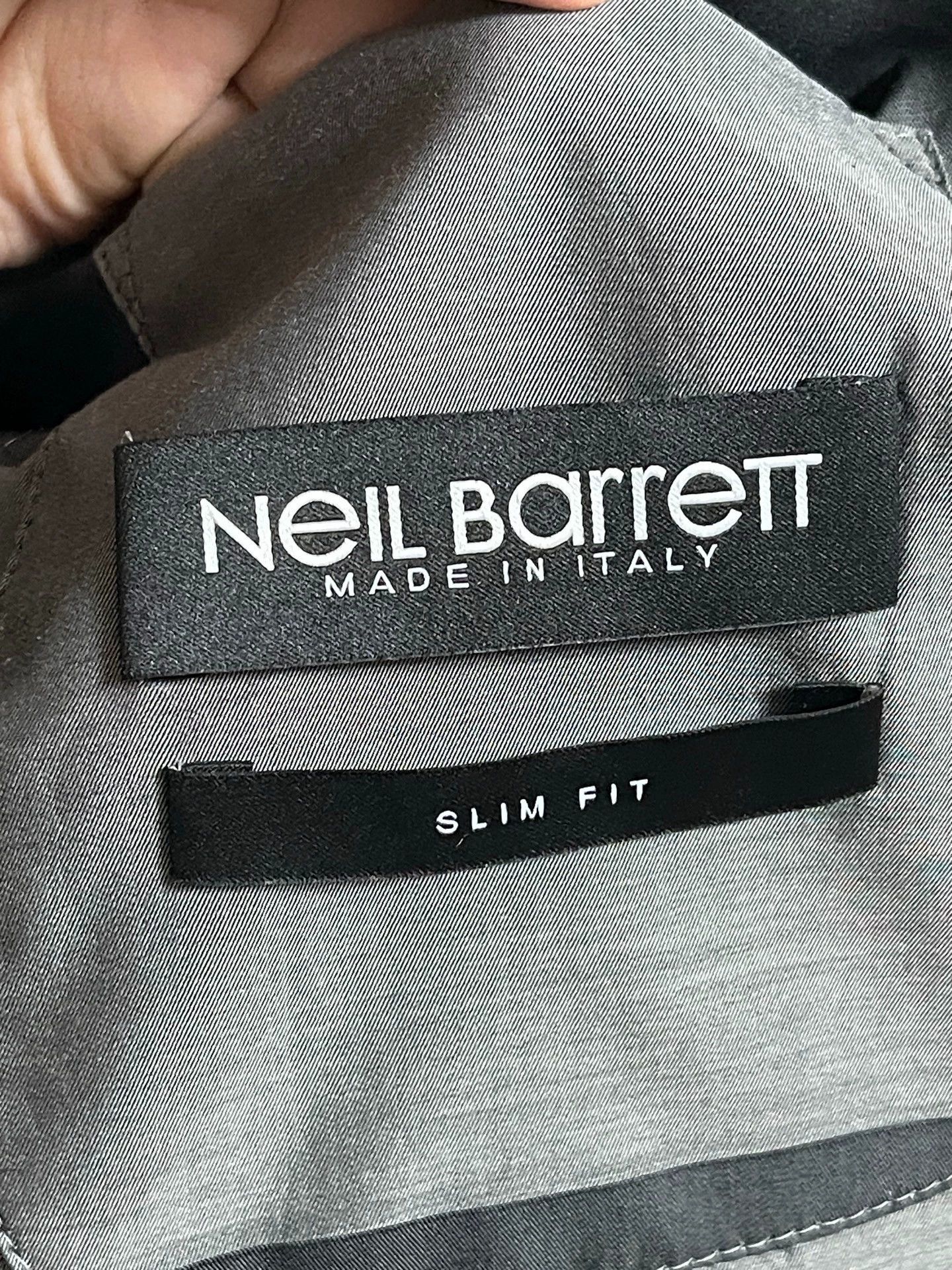 Neil Barrett Neil Barrett Color Blocked Multi-Tone Gray Suit 52 Size 52R - 7 Thumbnail