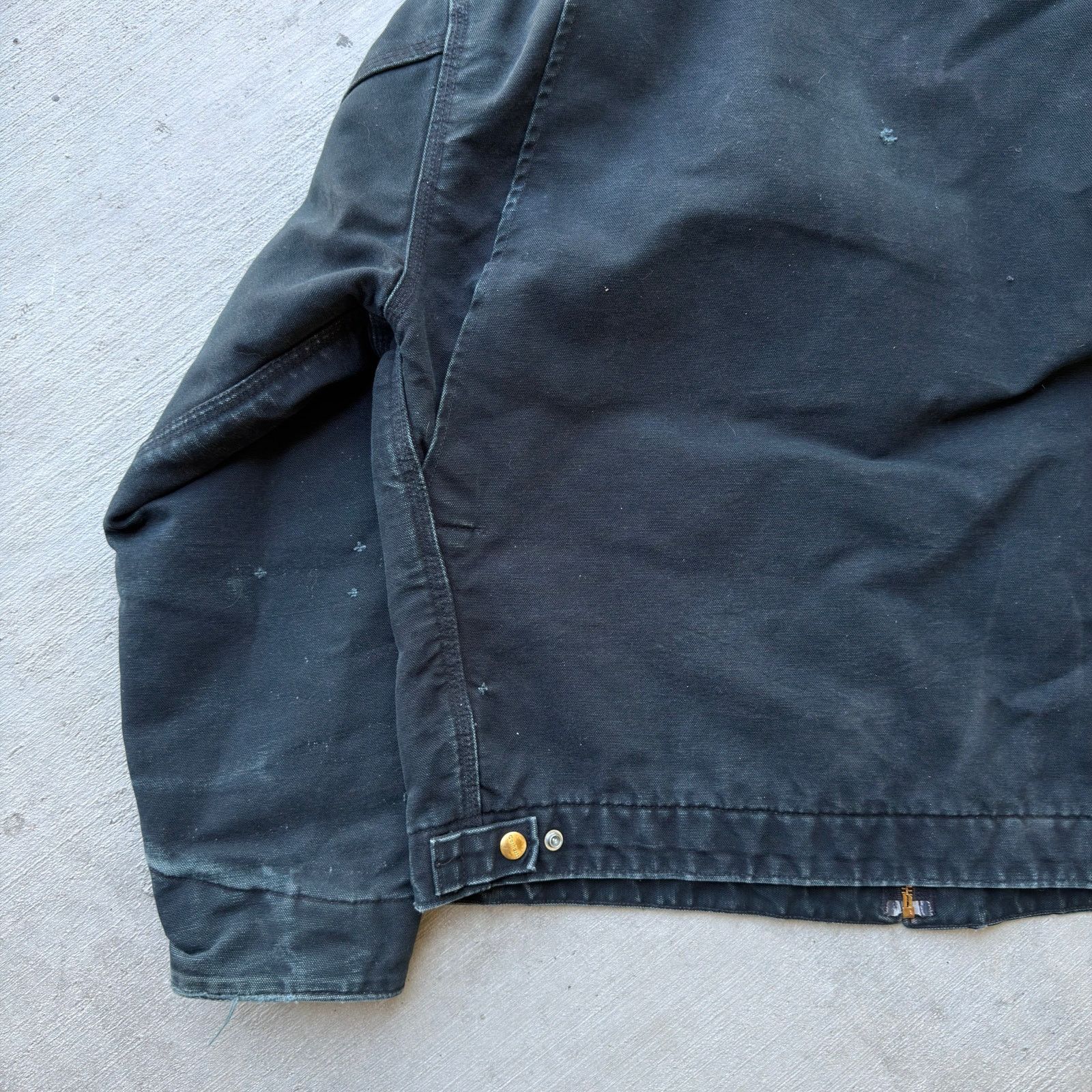 Carhartt × Vintage Carhartt J01 black Detroit work wear jacket Size US L / EU 52-54 / 3 - 7 Thumbnail