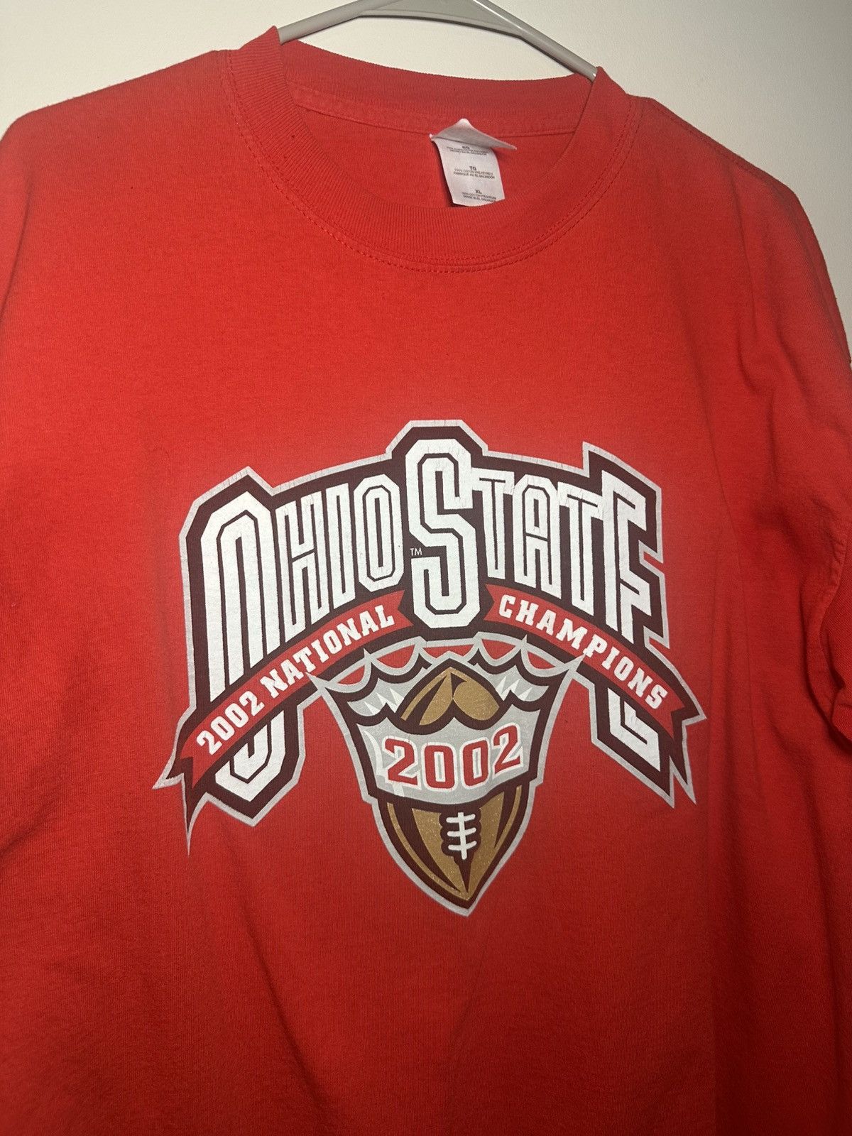 Gildan Ohio State 2002 National Champions Long Sleeve Shirt Size US L / EU 52-54 / 3 - 3 Thumbnail