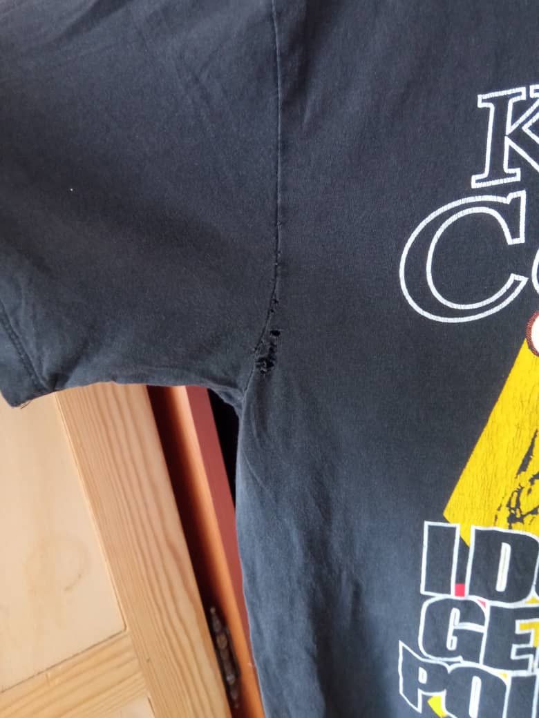 Nirvana × Vintage Rare Kurt Cobain 1967-1994 vintage faded tee Size US L / EU 52-54 / 3 - 6 Thumbnail