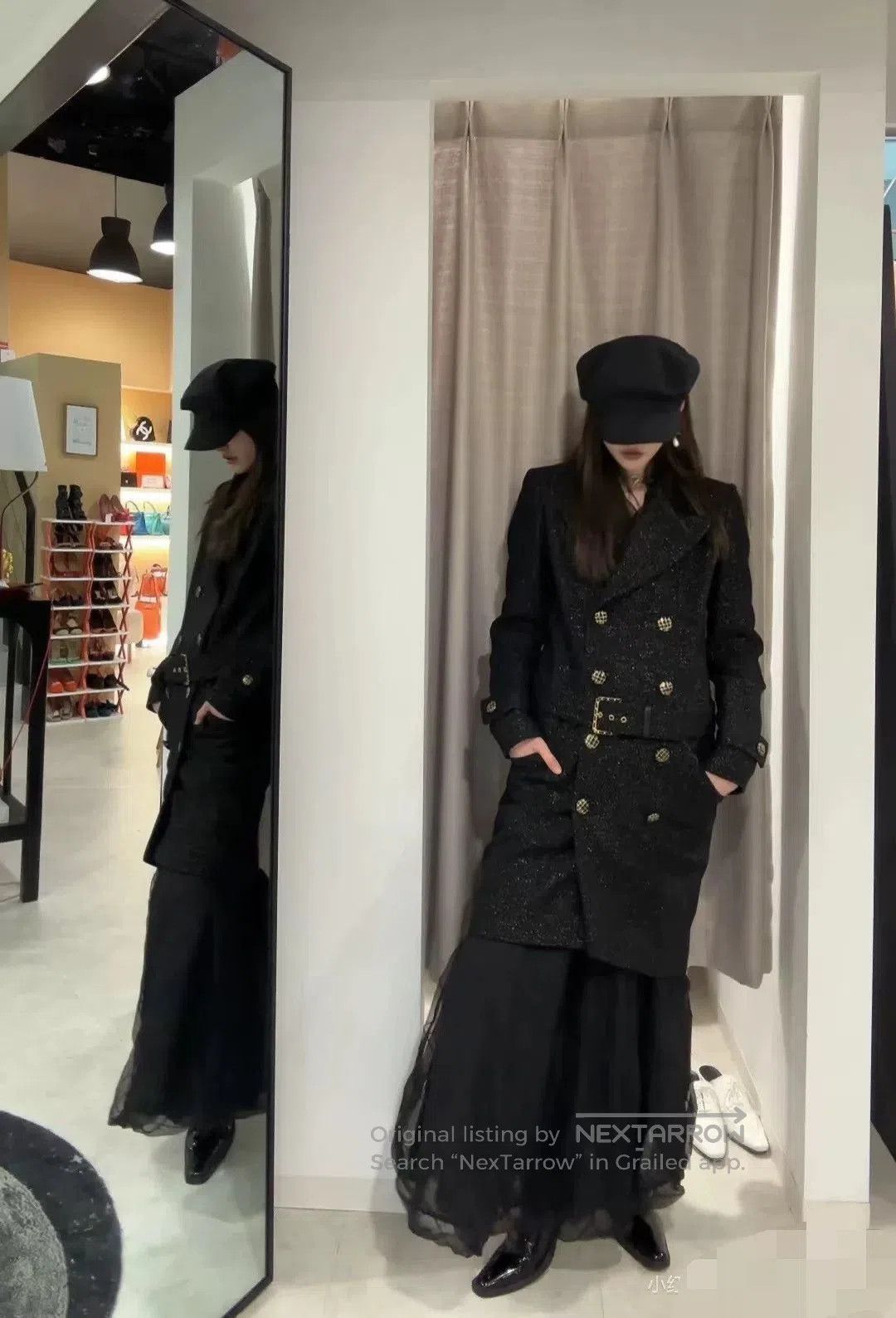 Chanel Chanel 19A Egypt Series Long Coat. Size XXS / US 00 / IT 34 - 2 Thumbnail