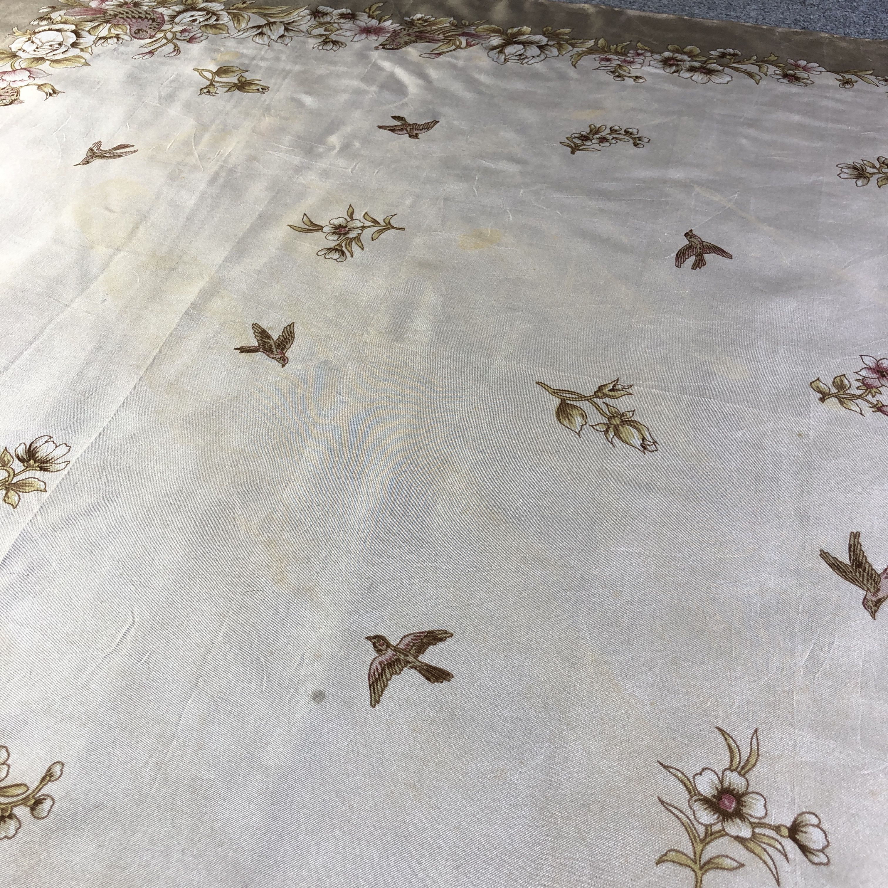 Japanese Brand Studio D Floral Hand Rolled Silk Scarf M1032 Size ONE SIZE - 8 Thumbnail