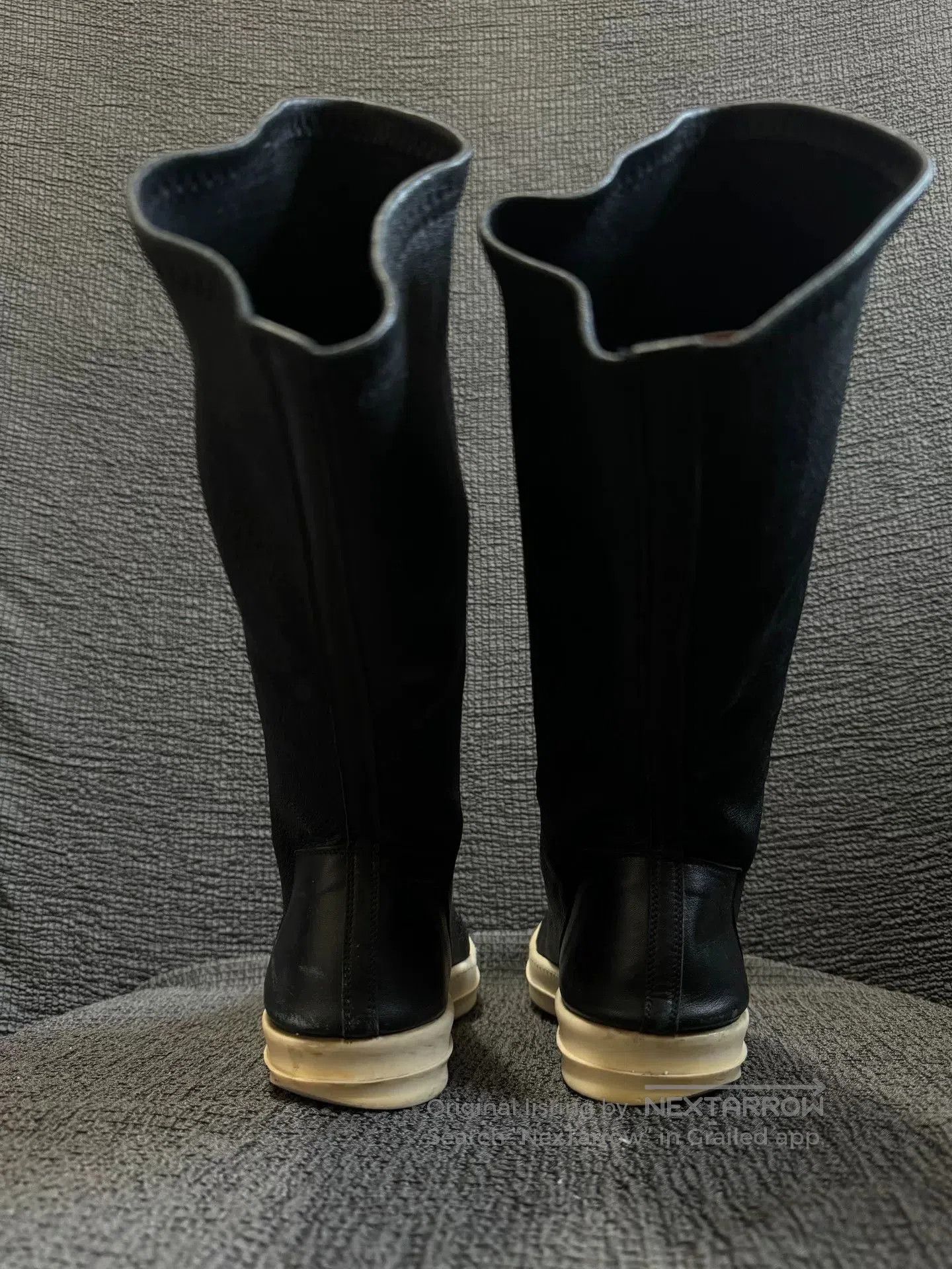 Rick Owens Rick Owens 16FW Black Leather Boots. Size US 7.5 / EU 40-41 - 7 Thumbnail