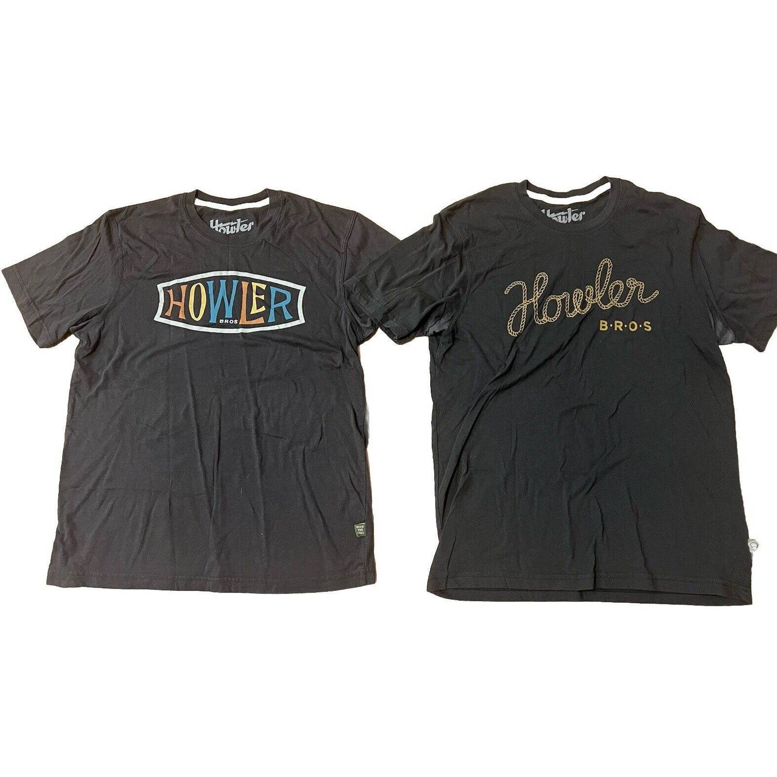 Howler Brothers Howler Bros Logo T Shirts Mens Medium Gray Short Sleeve Size US M / EU 48-50 / 2 - 1 Thumbnail