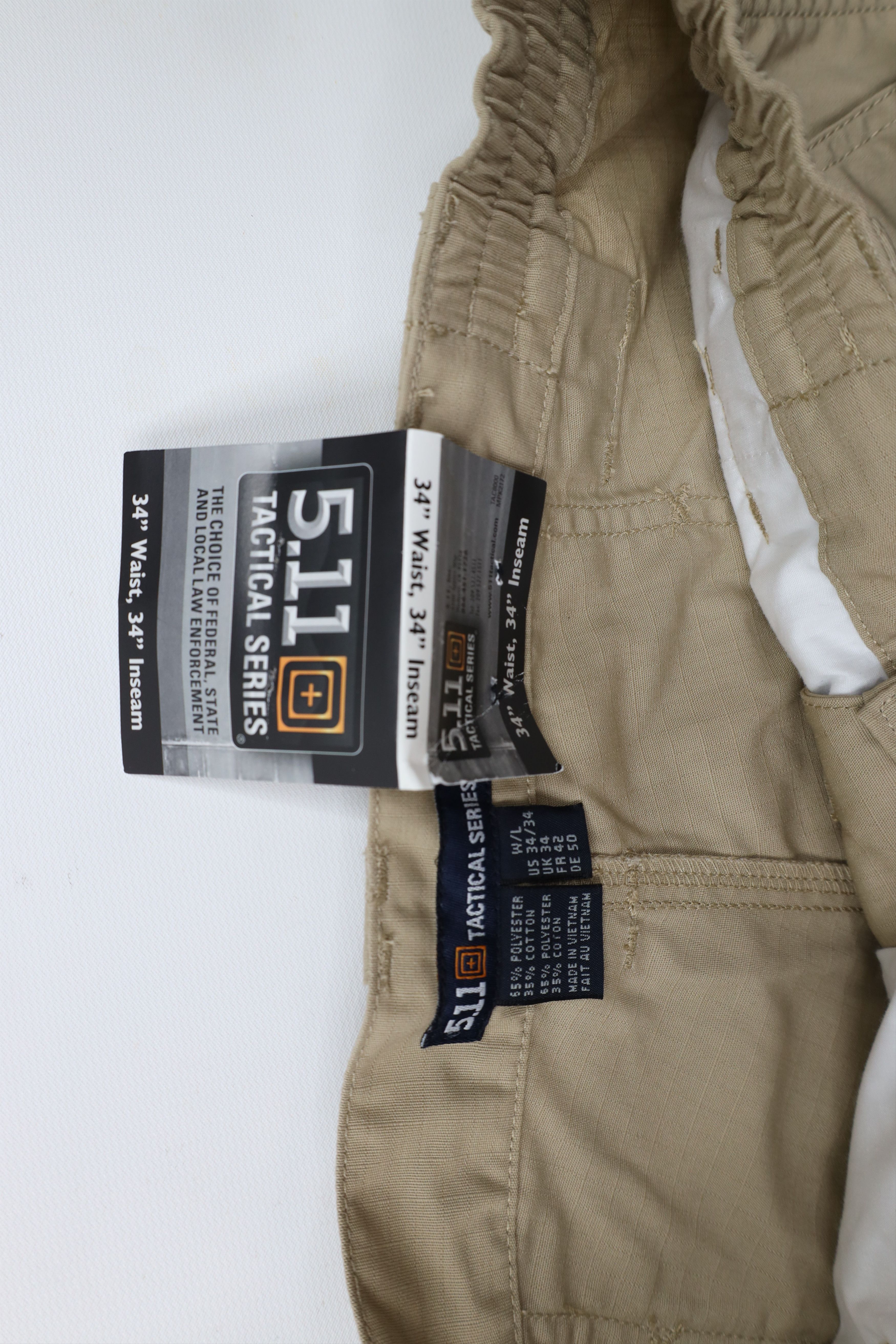 Vintage New 5.11 Tactical Series Taclite Pro Wide Leg Cargo Pants Size US 34 / EU 50 - 9 Thumbnail