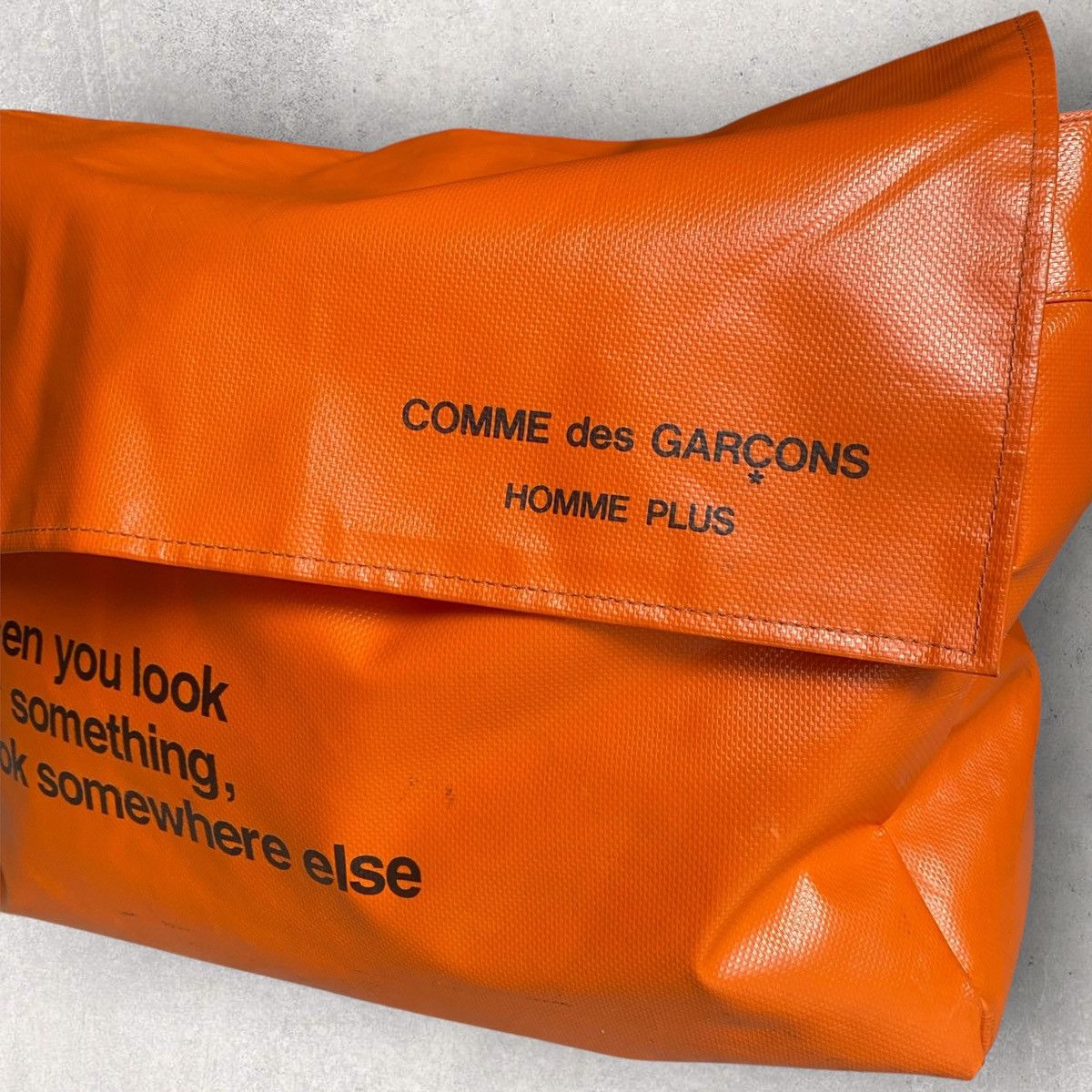 Comme des Garcons Homme Plus Orange PVC Crossbody Bag Size ONE SIZE - 2 Thumbnail