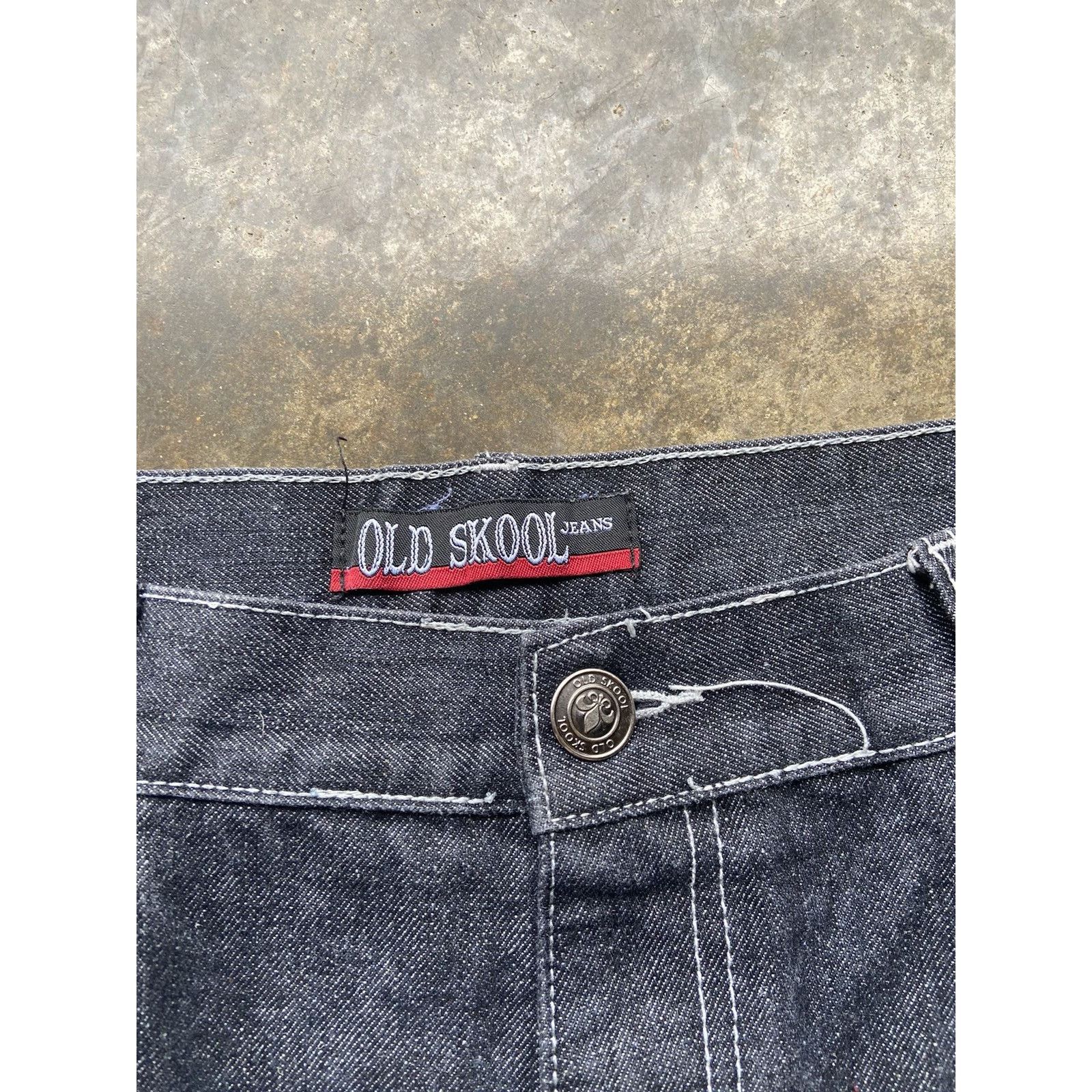 Japanese Brand × Vintage Vintage Grunge Affliction Style Embroidered Black Jeans Size US 36 / EU 52 - 4 Thumbnail