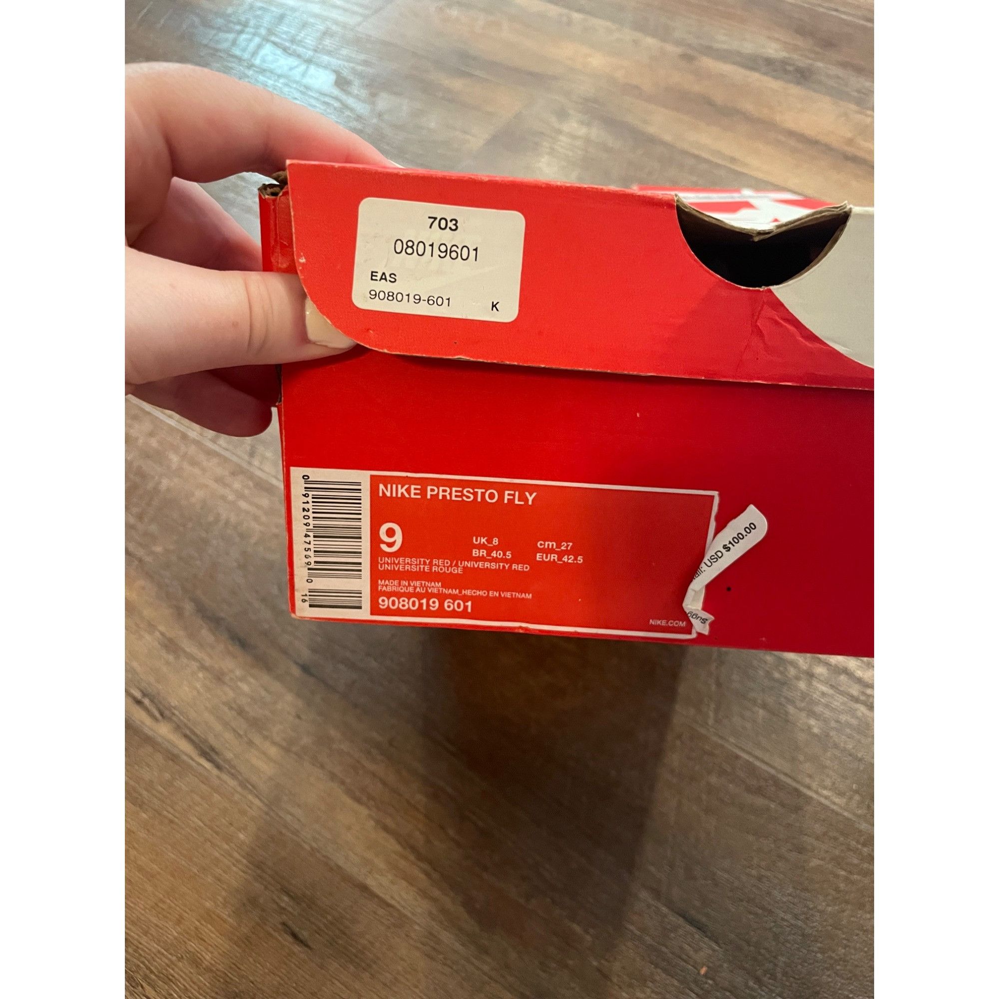 Nike Nike Presto Fly Game Royal Blue Casual Athletic Sneaker 9080 Size US 9 / EU 42 - 9 Thumbnail