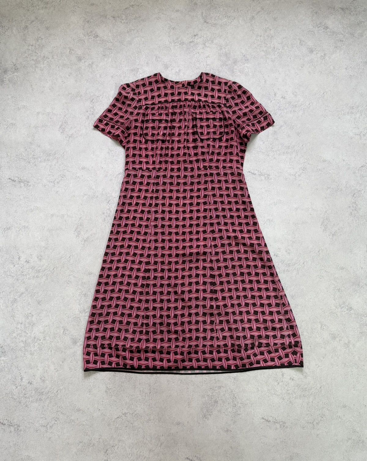 strapless open back dress Louis Vuitton 2009 Sleeveless Dress Pink #38 – AMORE Vintage Tokyo main image 0