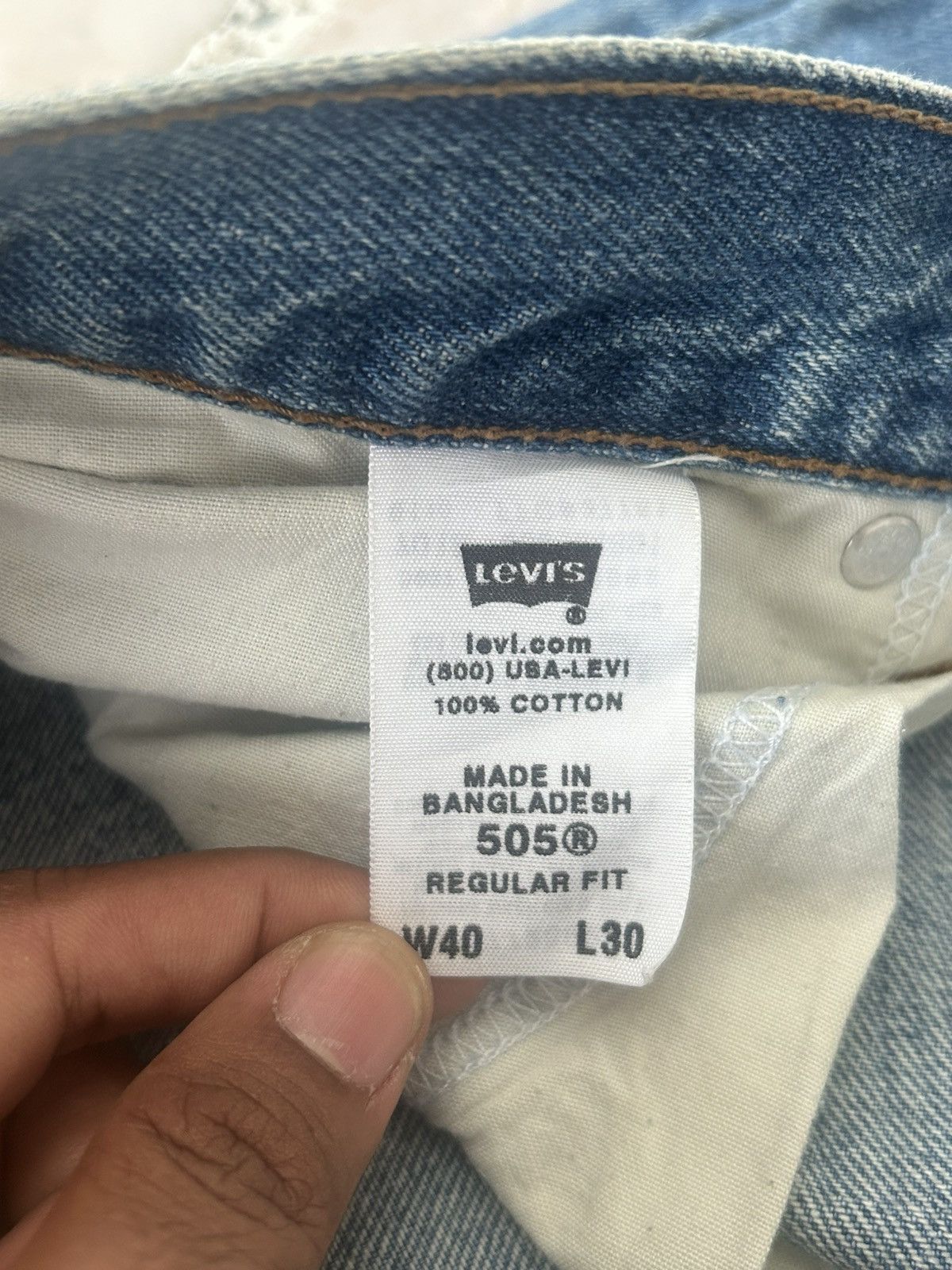 Levi's Levis 505 Denim W40 Size US 40 / EU 56 - 11 Thumbnail