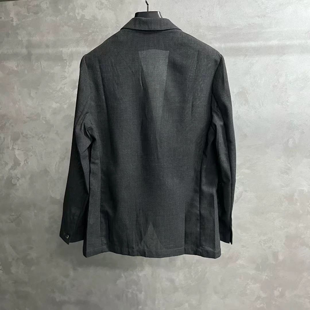 Acne Studios acne studios gray long sleeve blazer jacket Size US L / EU 52-54 / 3 - 4 Thumbnail