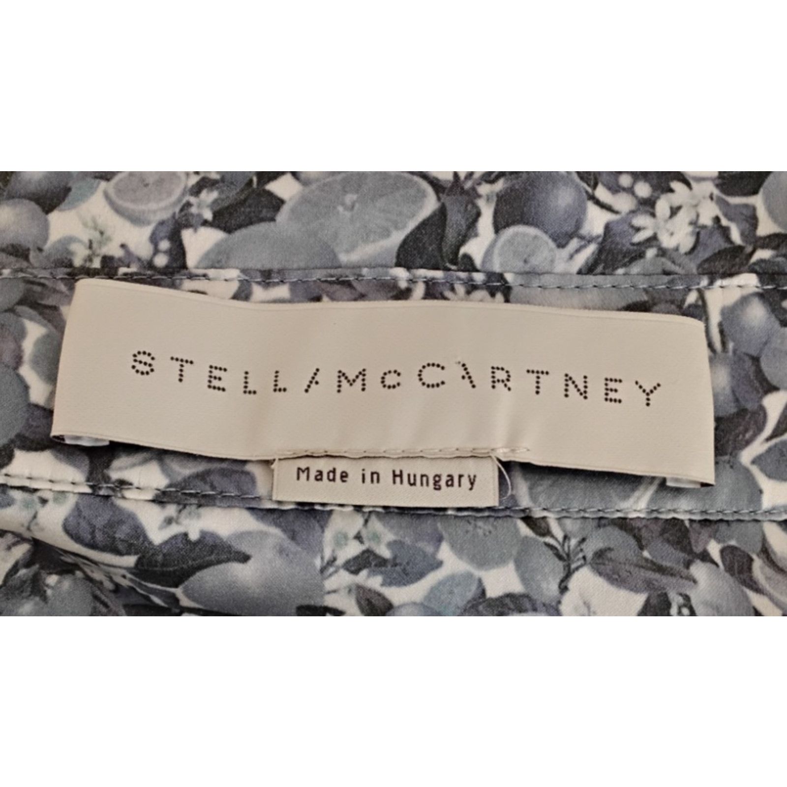 Stella McCartney Stella McCartney 100% Silk Blouse Women's 38 Blue & White Size XS / US 0-2 / IT 36-38 - 7 Thumbnail