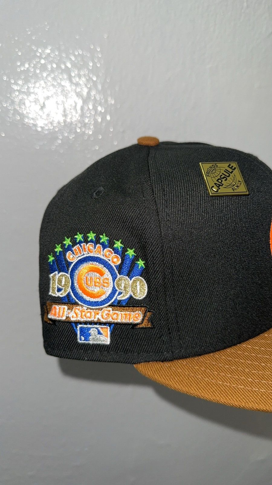 New Era New Era 59fifty Black Chicago Cubs fitted hat size 7 Size ONE SIZE - 2 Thumbnail