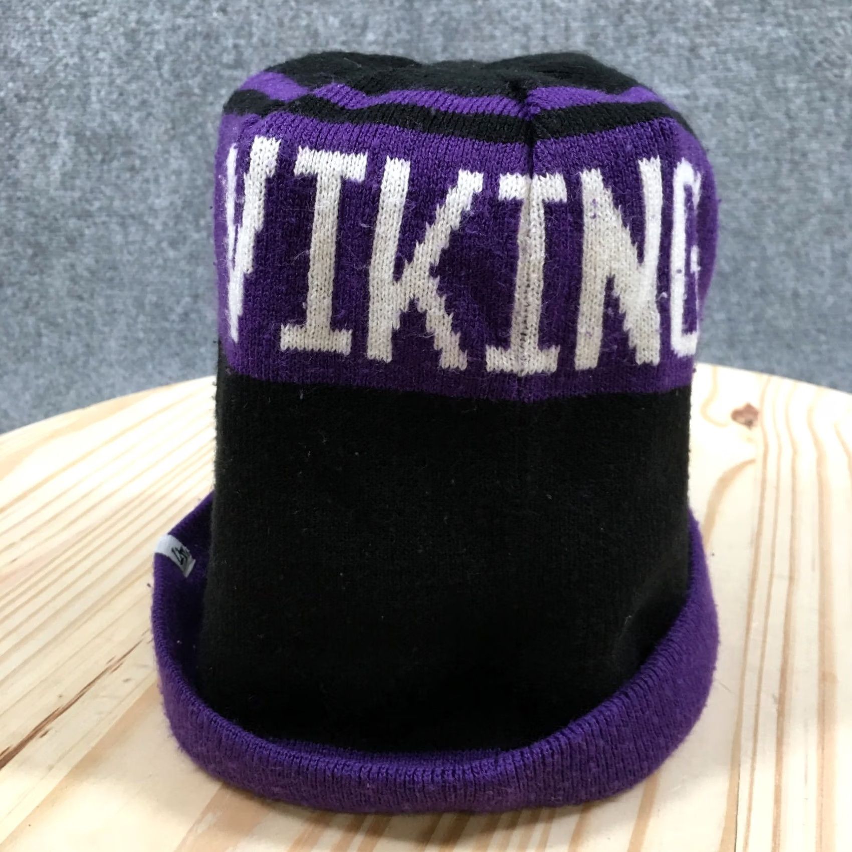 47 47 Minnesota Vikings NFL Winter Beanie Hat Unisex Purple OS Knitted Acrylic Size ONE SIZE - 5 Thumbnail