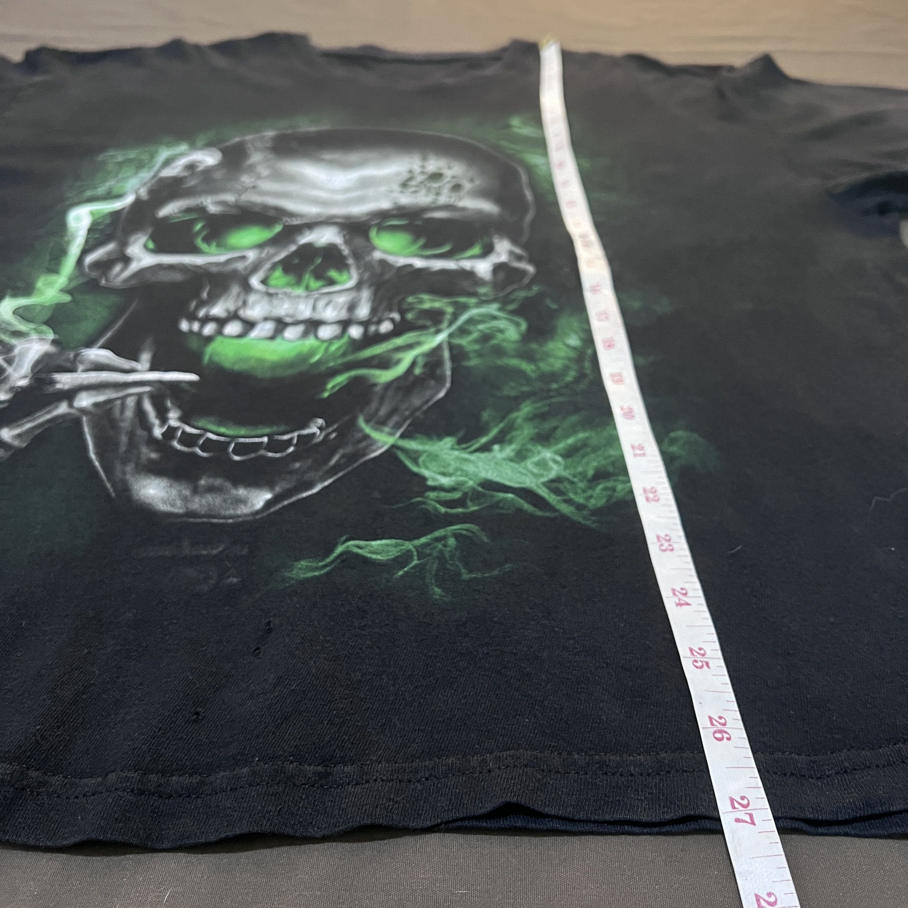 Vintage Vintage Y2K Skull Smokers weed Tee Faded XL Marijuana Size US XL / EU 56 / 4 - 8 Thumbnail