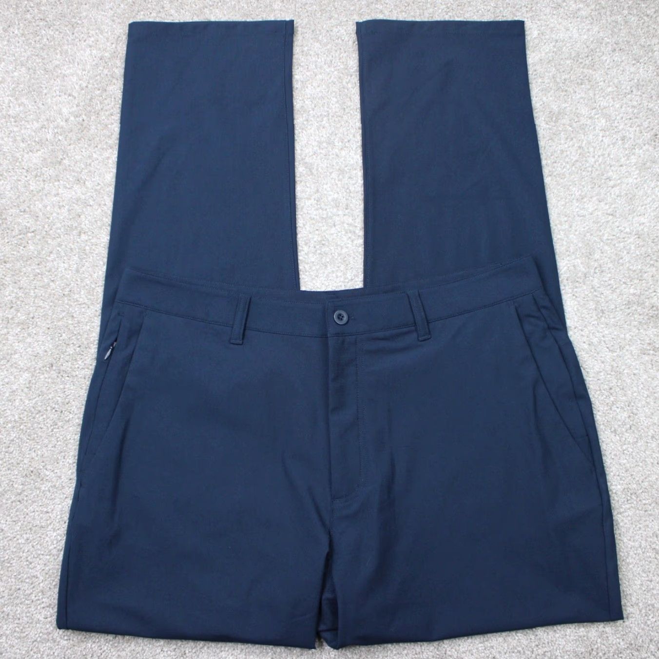 Vintage SKYR Pants Mens 36x32 Blue Slim Straight Logo Shirt? Size US 36 / EU 52 - 2 Thumbnail