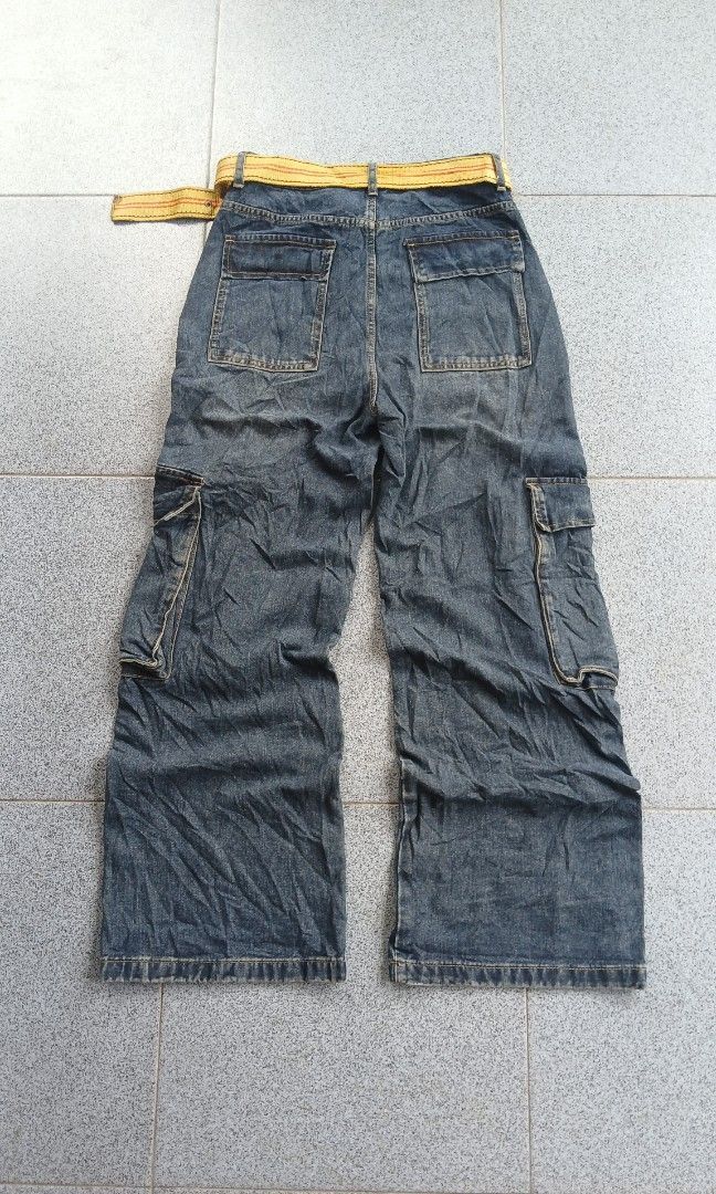 Beauty Beast × Hysteric Glamour × Japanese Brand Japanese cargo denim like Travis style Size US 29 - 3 Thumbnail