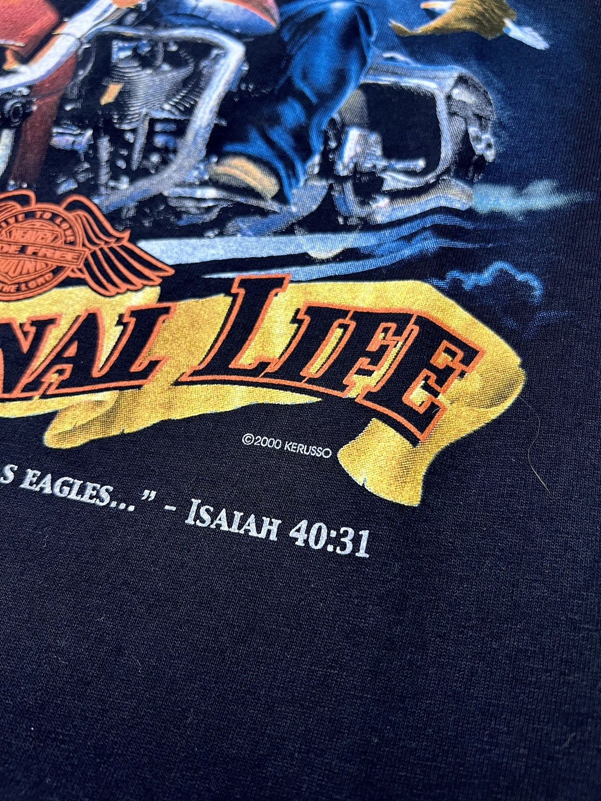 Vintage Harley-style Jesus Tee Size US L / EU 52-54 / 3 - 3 Thumbnail