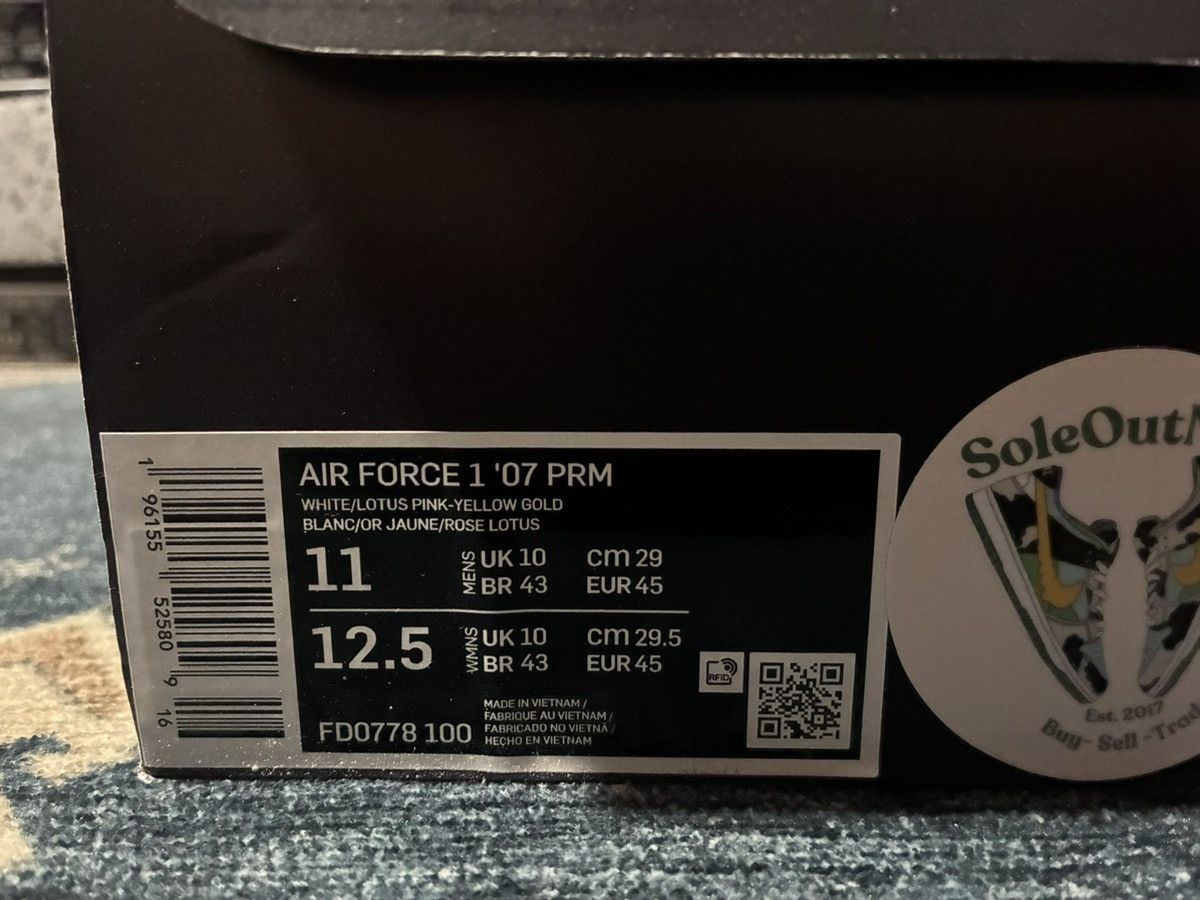 Nike Nike Air Force 1 Low San Francisco Chinatown SKU FD0778-100 Size US 11 / EU 44 - 12 Thumbnail