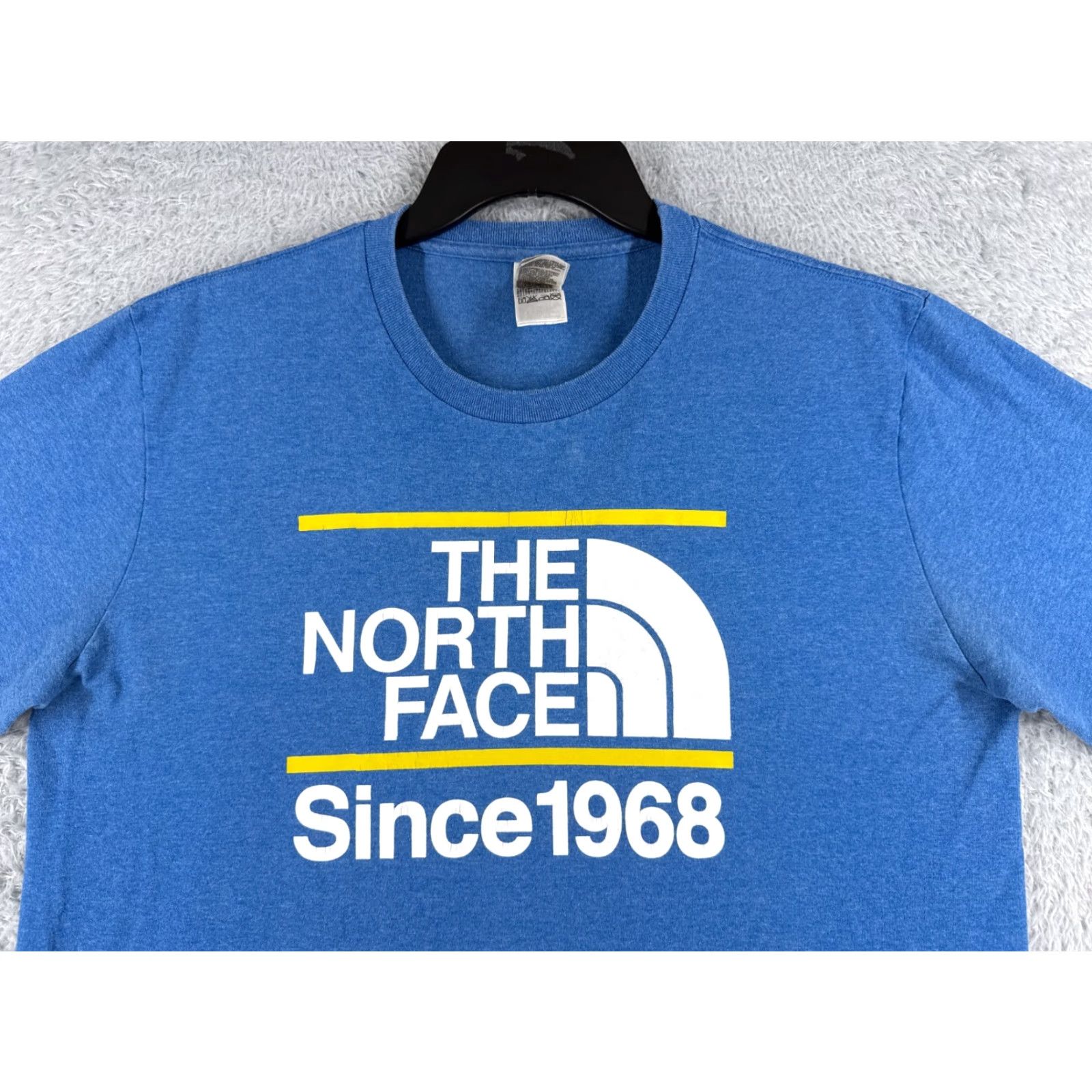 The North Face The North Face Shirt Men Large Blue Short Sleeve Crew Neck 100% Cotton READ ME Size US L / EU 52-54 / 3 - 4 Thumbnail