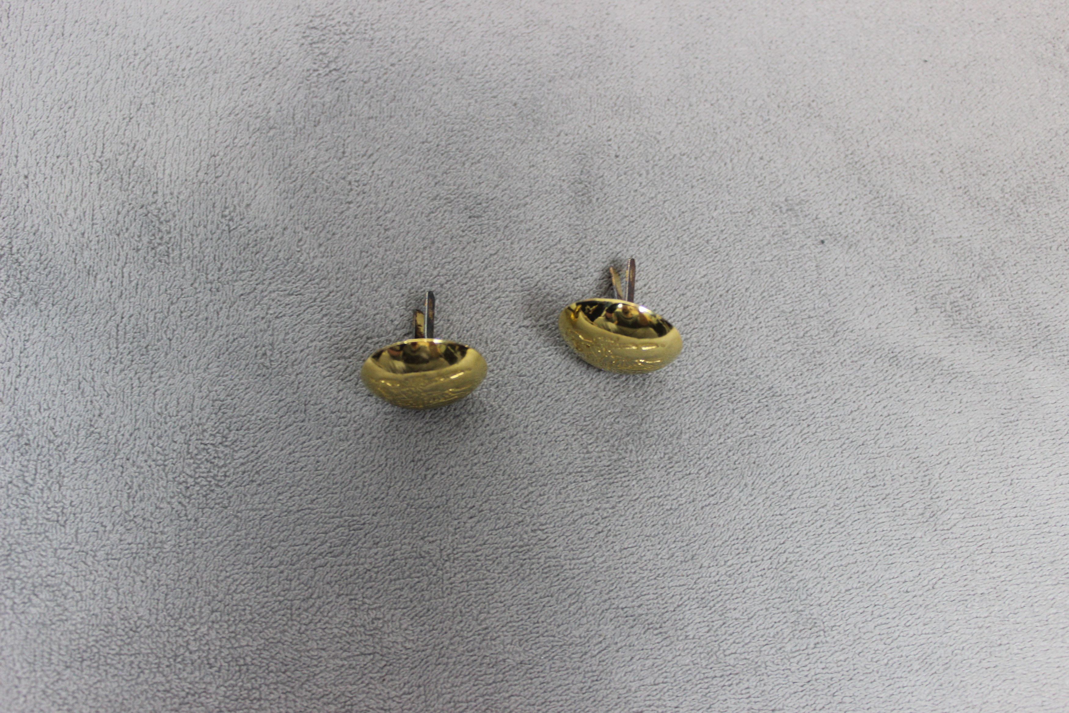 Burberry Burberrys gold vintage brooches icon logo small Size ONE SIZE - 6 Thumbnail