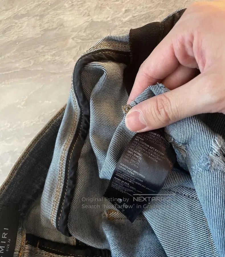 Amiri Amiri Size 36 patchwork jeans Size US 36 / EU 52 - 4 Thumbnail