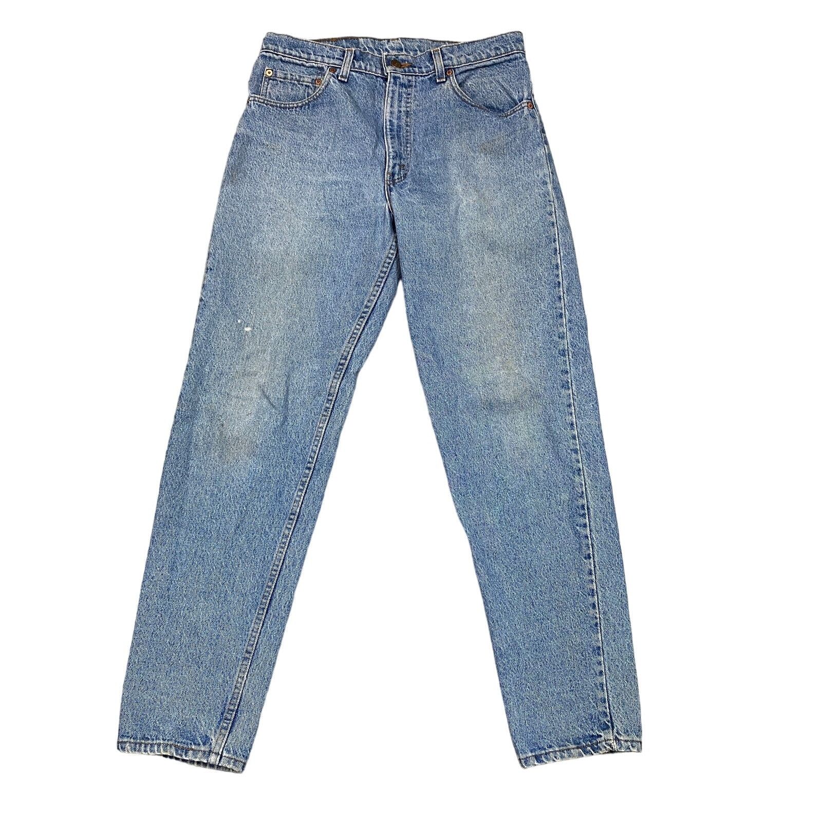 Levi's × Vintage VTG 80s Levi's 550 Tapered Made in USA Relaxed Jeans 32x31 Size US 32 / EU 48 - 1 Thumbnail
