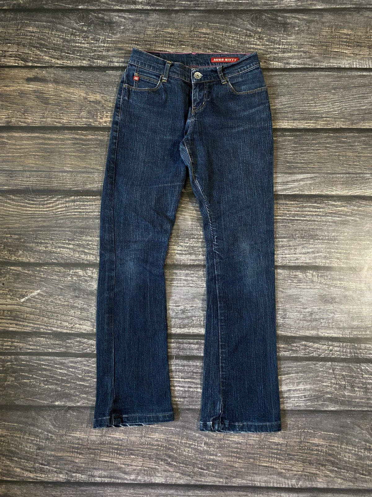 Miss Sixty y2k Miss Sixty Big Logo Denim Pants Size 27" / US 4 / IT 40 - 2 Thumbnail